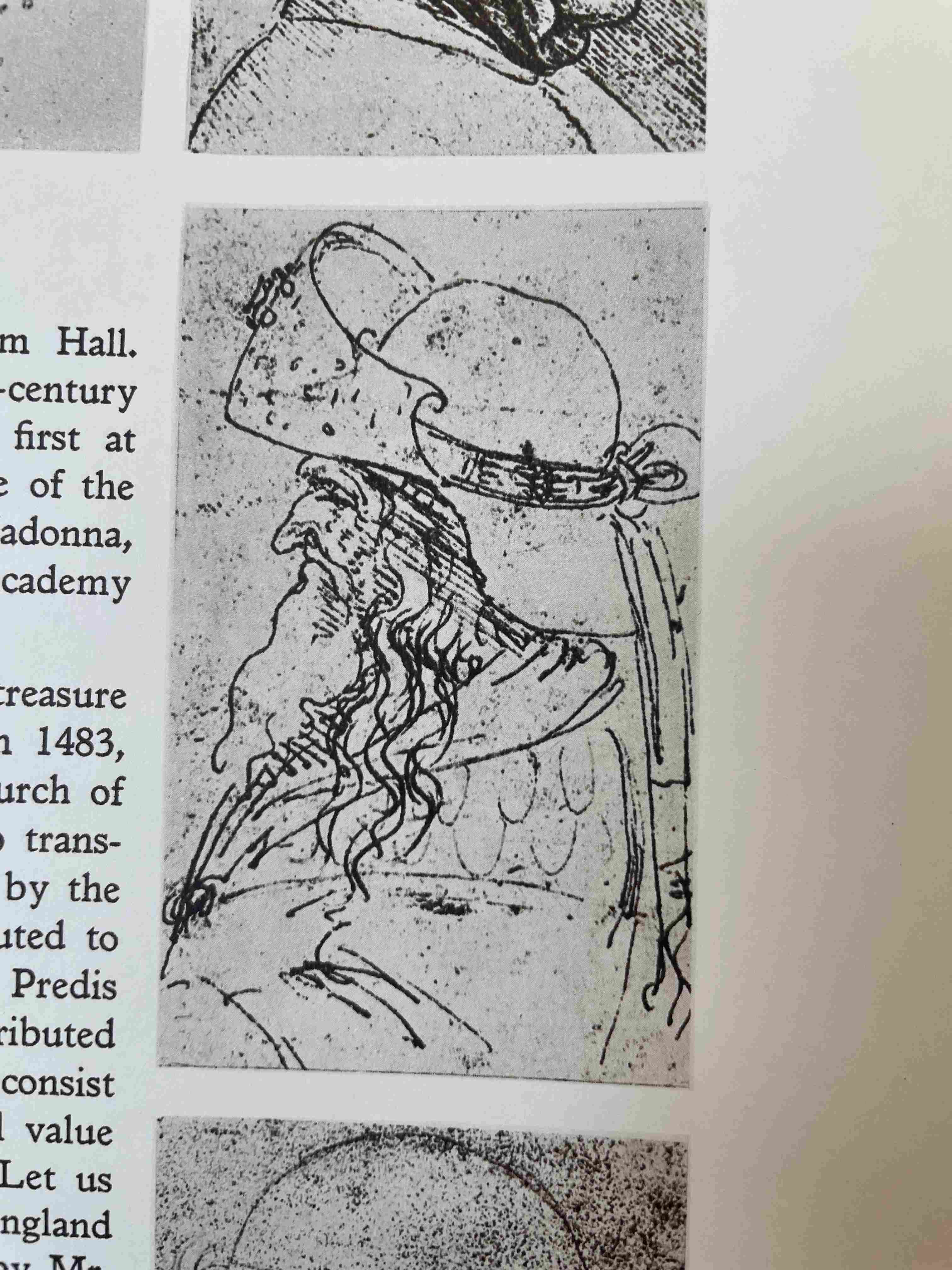 Head of a Warrior in Profile by Leonardo da Vinci (c. 1472-1475)