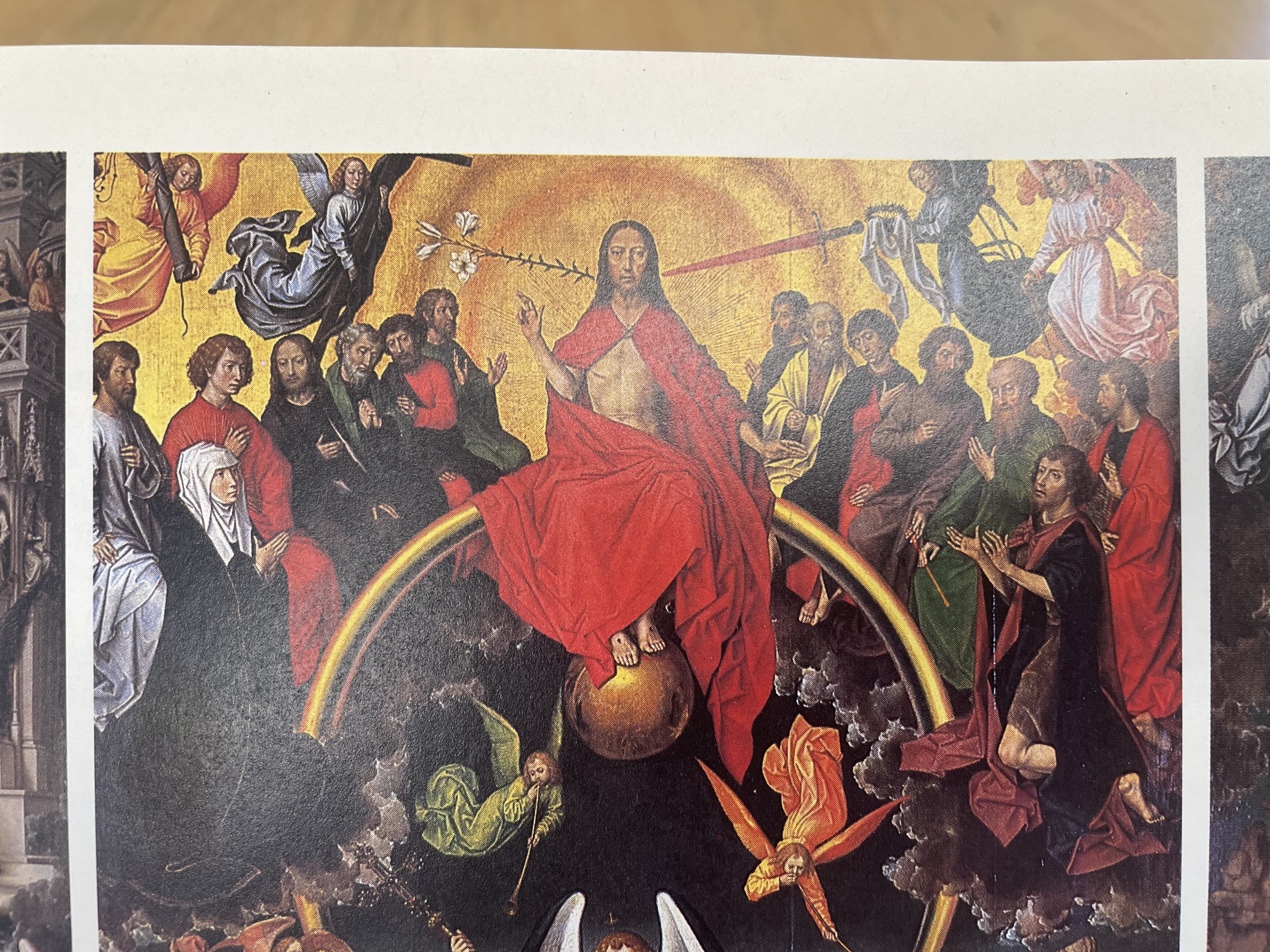 The Last Judgment (Beaune Altarpiece), Central Panel by Rogier van der Weyden (c. 1443–1451)