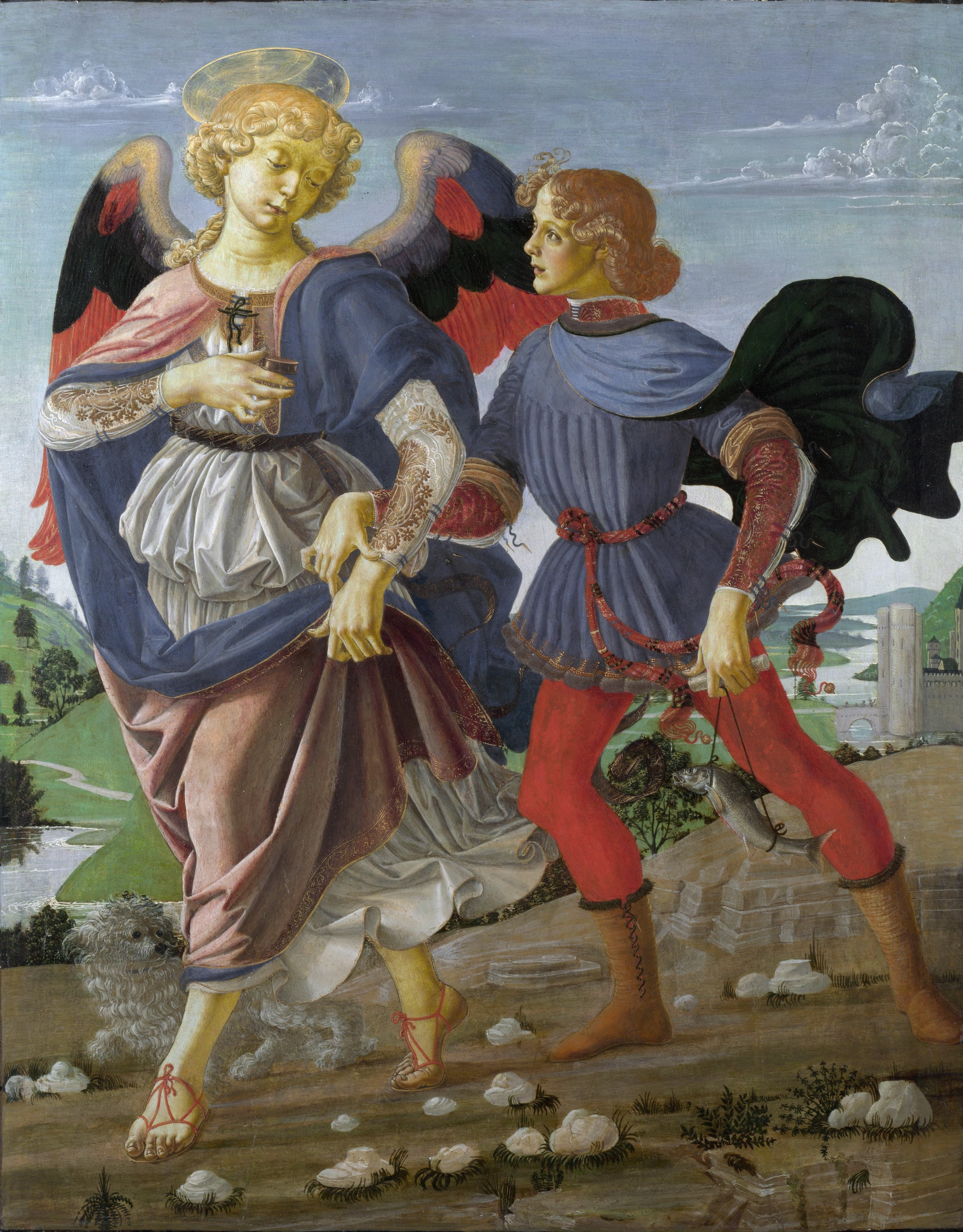 Tobias and the Angel by Piero del Pollaiuolo (c. 1470–1475)