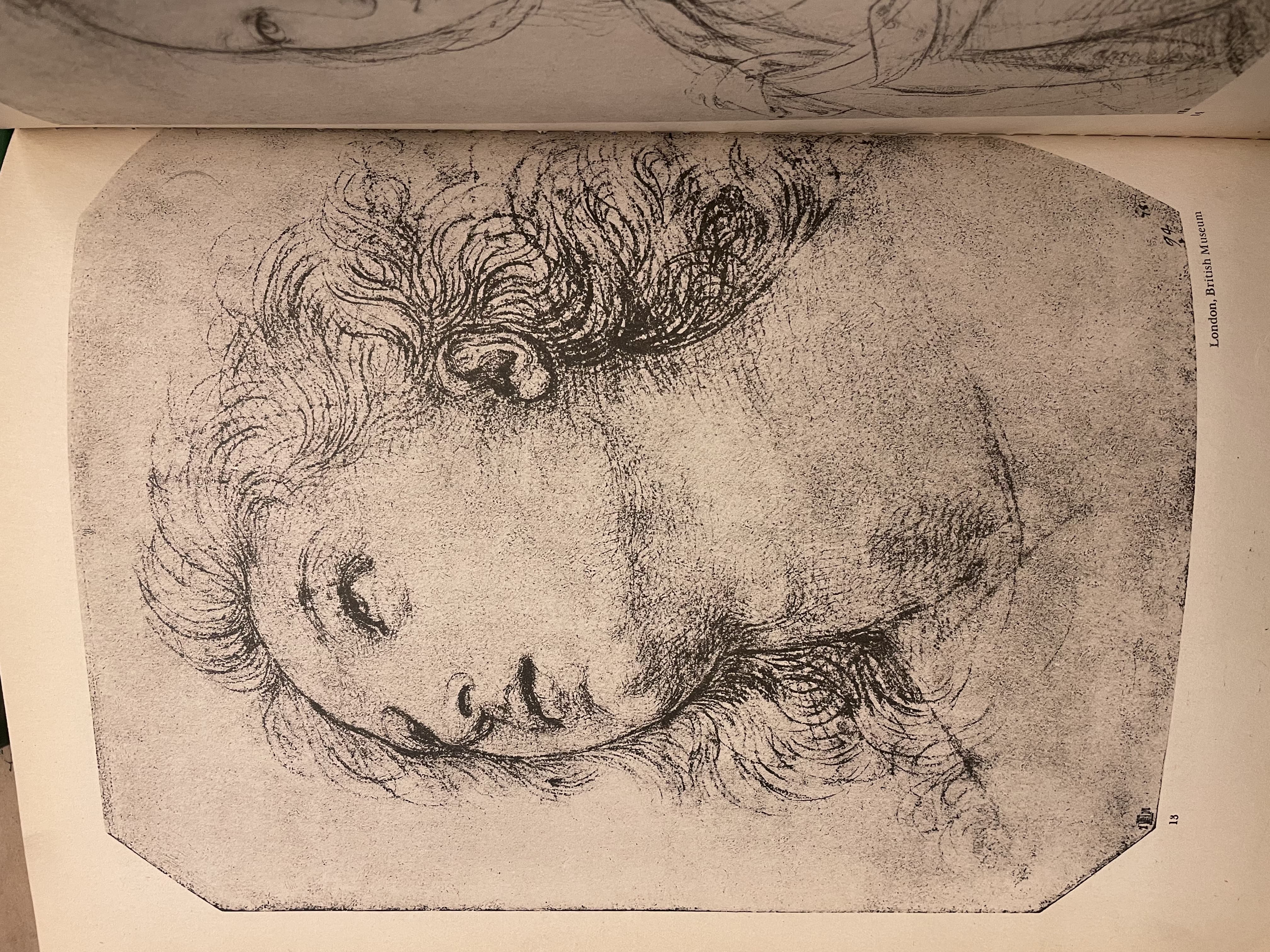 Head of a Youth Looking Upwards by Andrea del Sarto (c. 1523-1525)