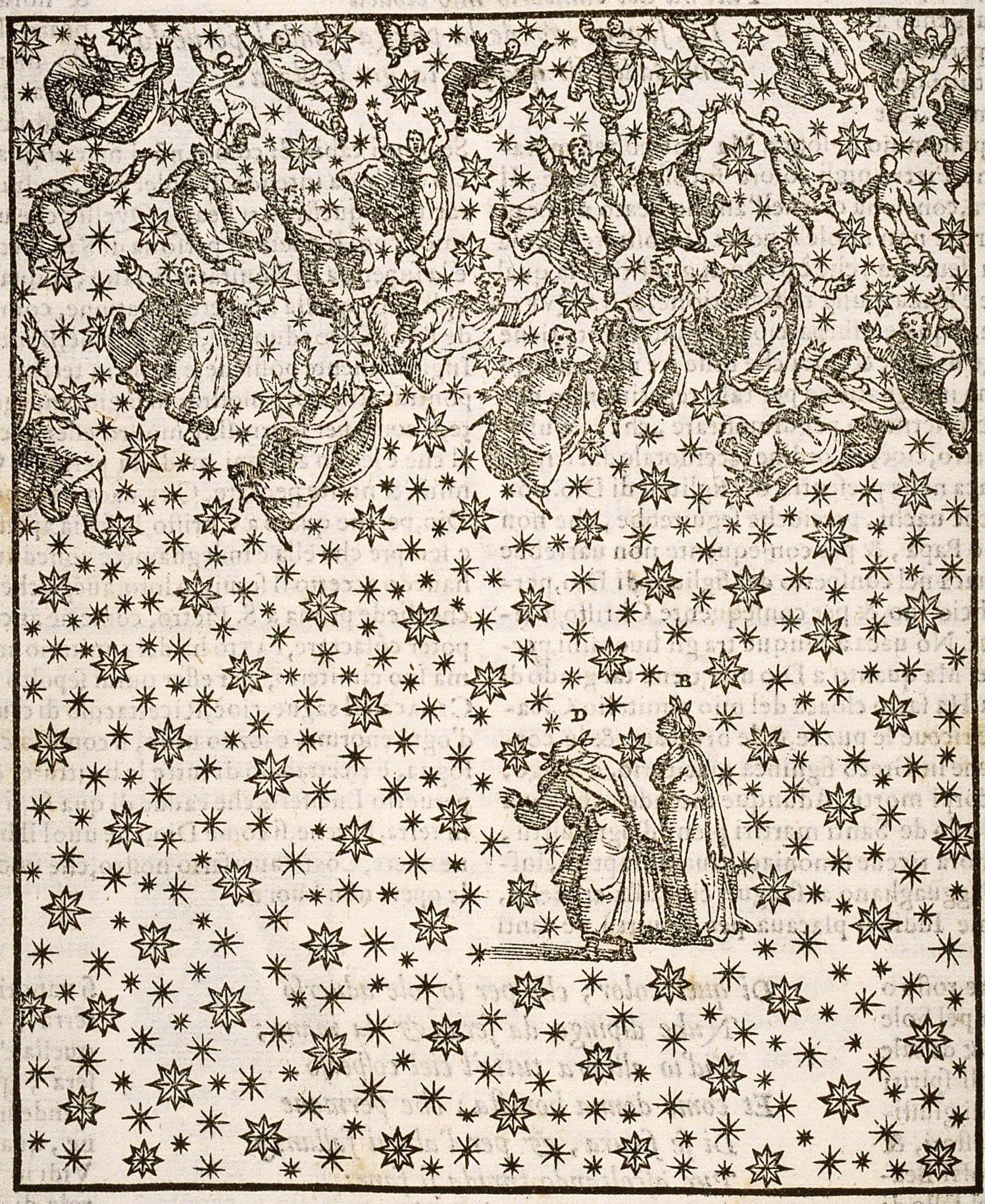 Illustration for Dante Alighieri's Paradiso, Canto II (1544)