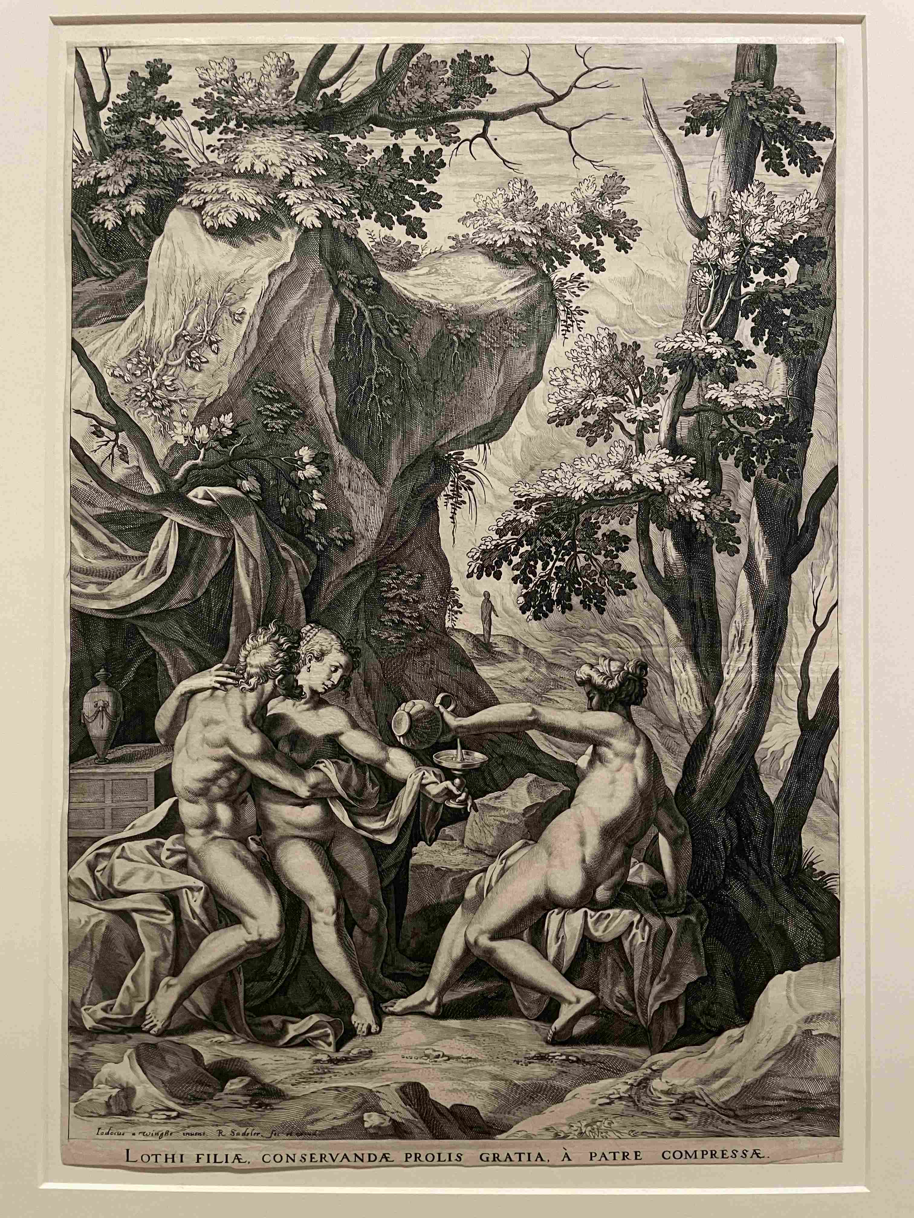 Lot and His Daughters (Lothi Filiae) by Joos van Winghe (c. 1590)