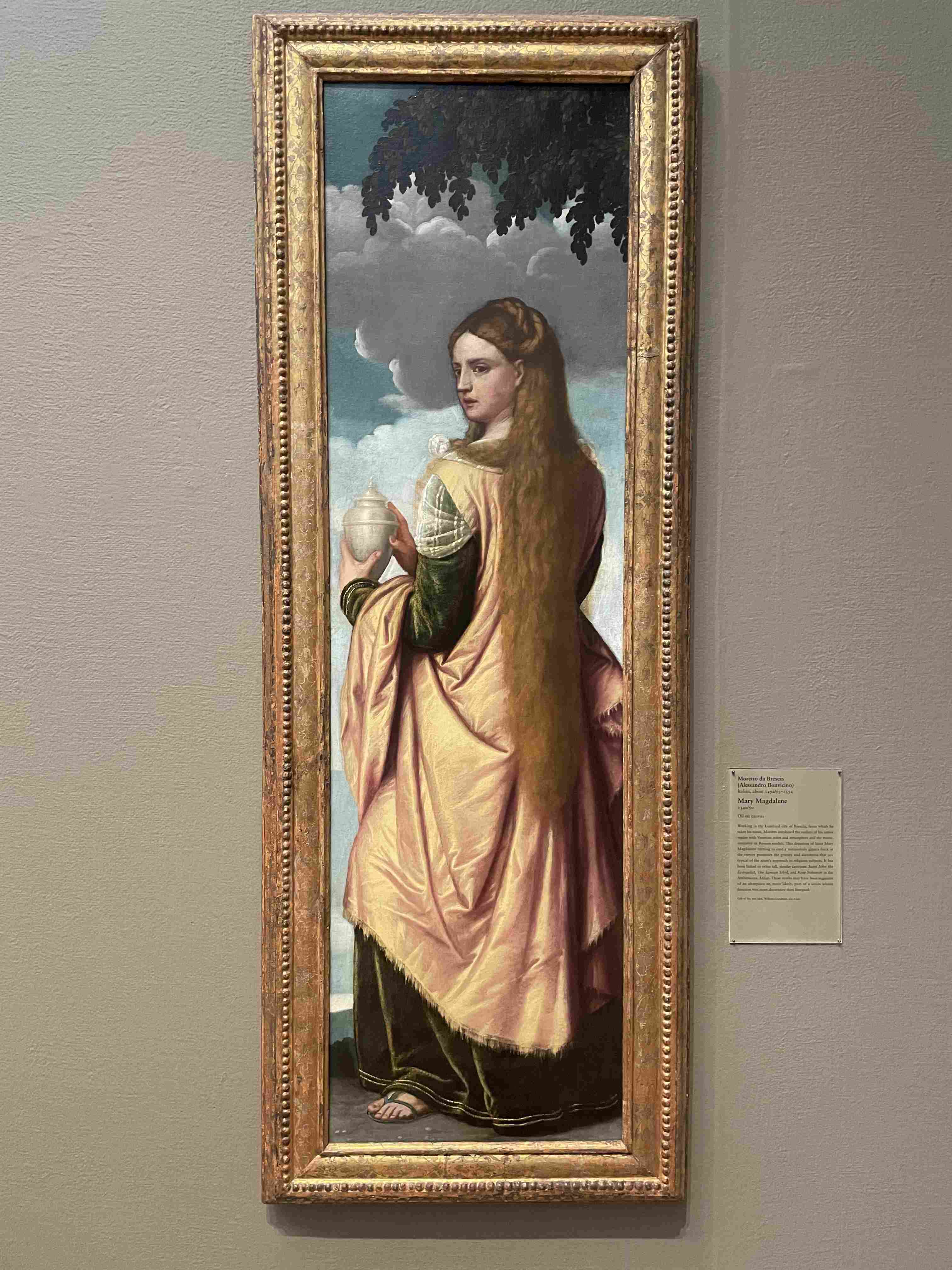 Mary Magdalene by Moretto da Brescia (1540/50)