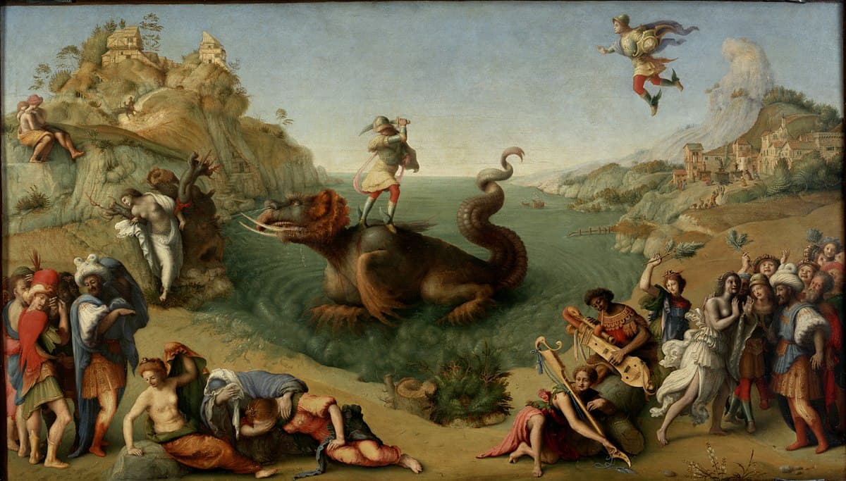 Perseus Freeing Andromeda by Piero di Cosimo (c. 1510–1515)