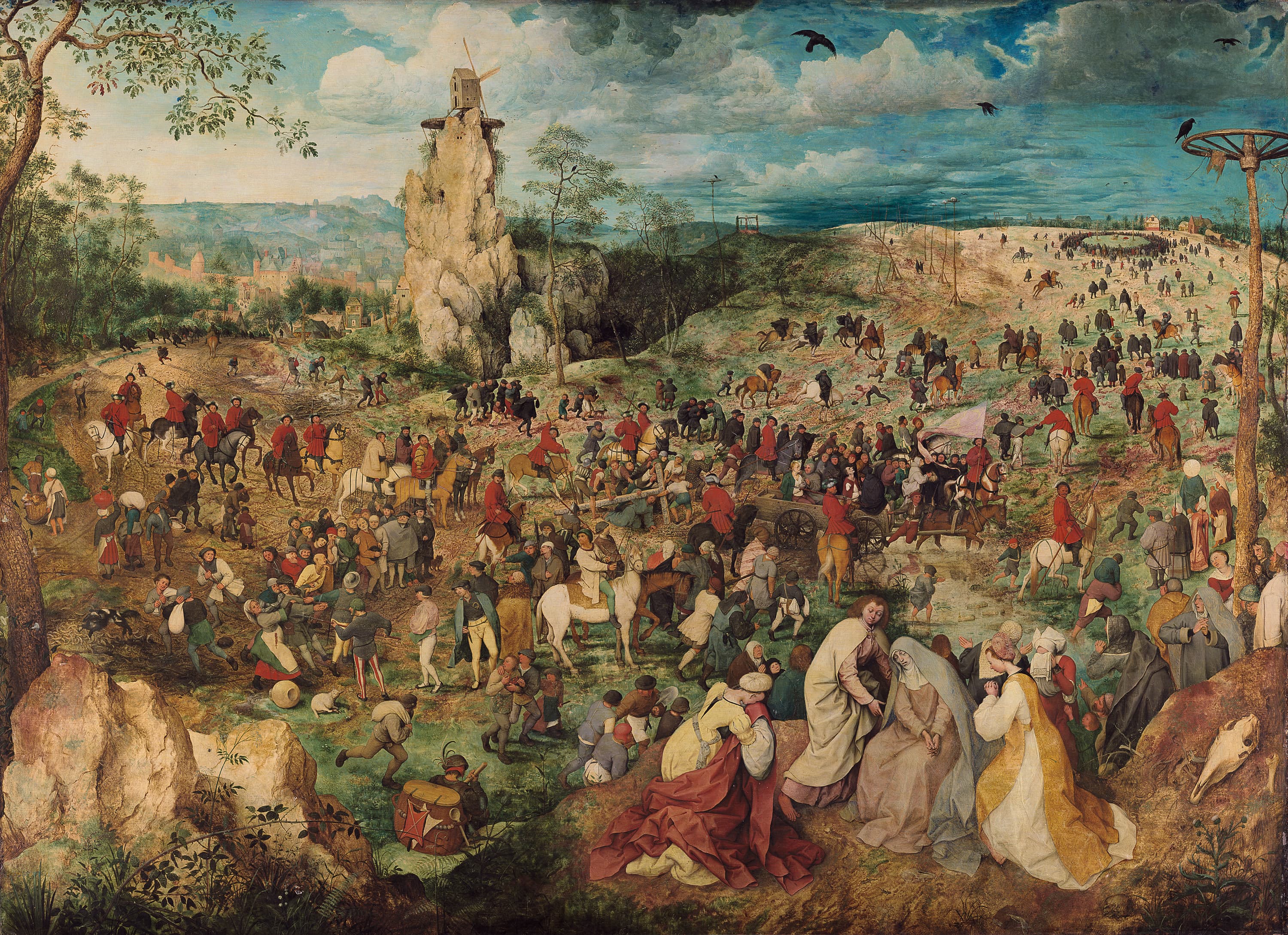 pieter bruegel the elder the procession to calvary (1564)