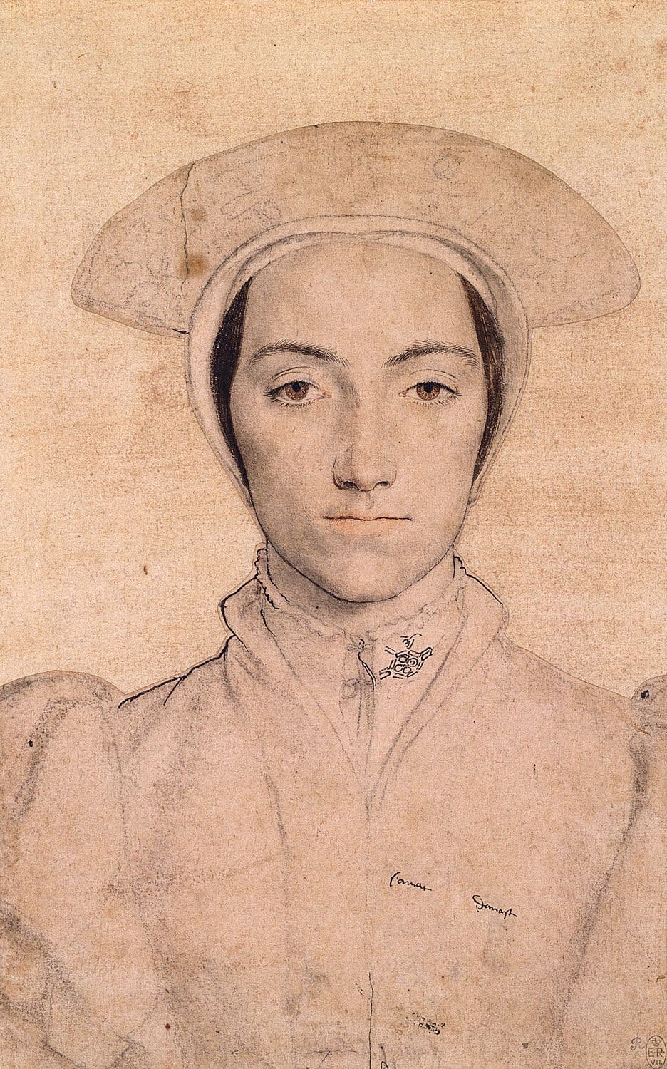 Portrait of an Unknown Lady by Hans Holbein the Younger (c. 1536)