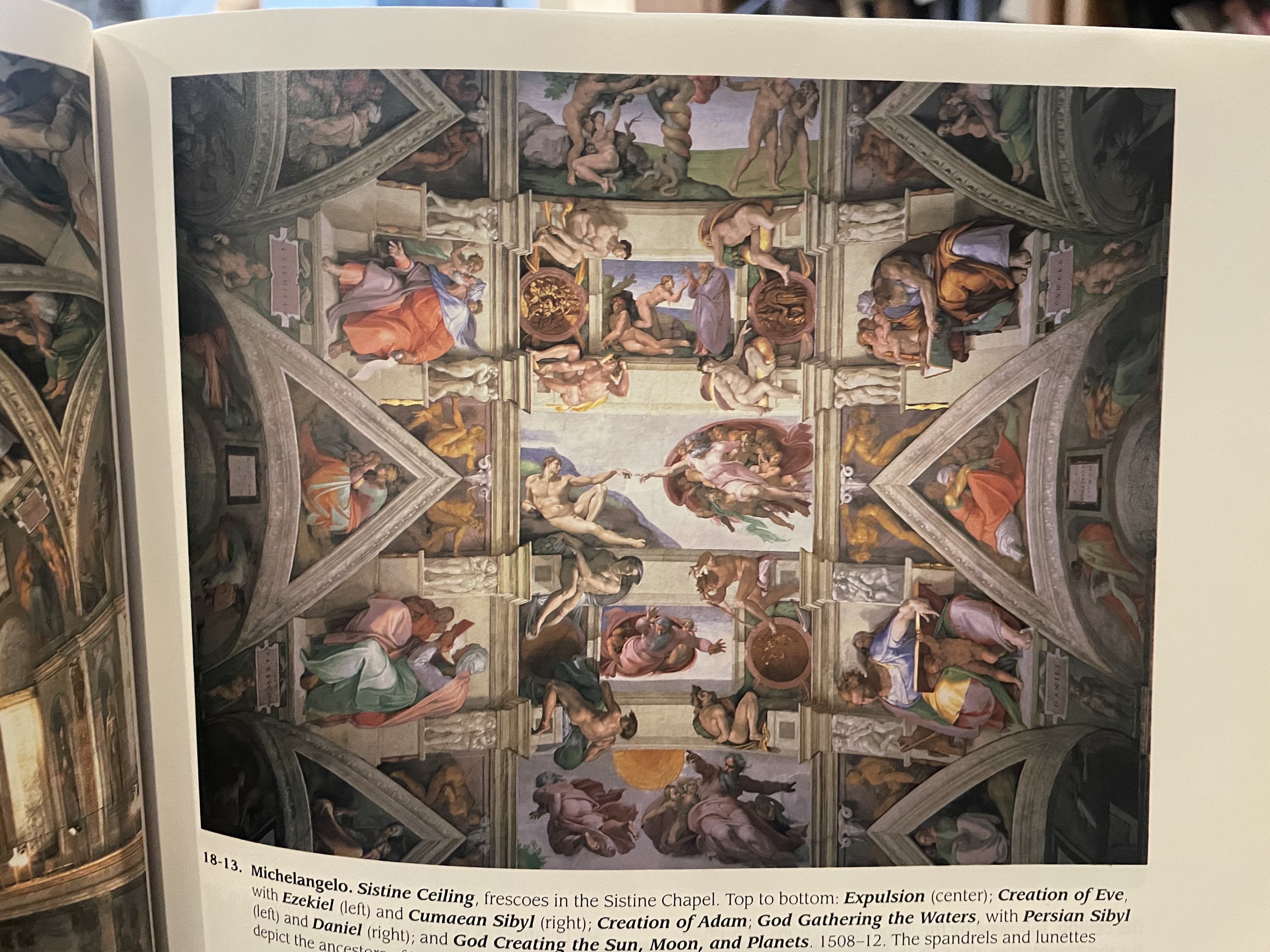 Sistine Ceiling (Fresco in the Sistine Chapel) by Michelangelo (1508–1512)