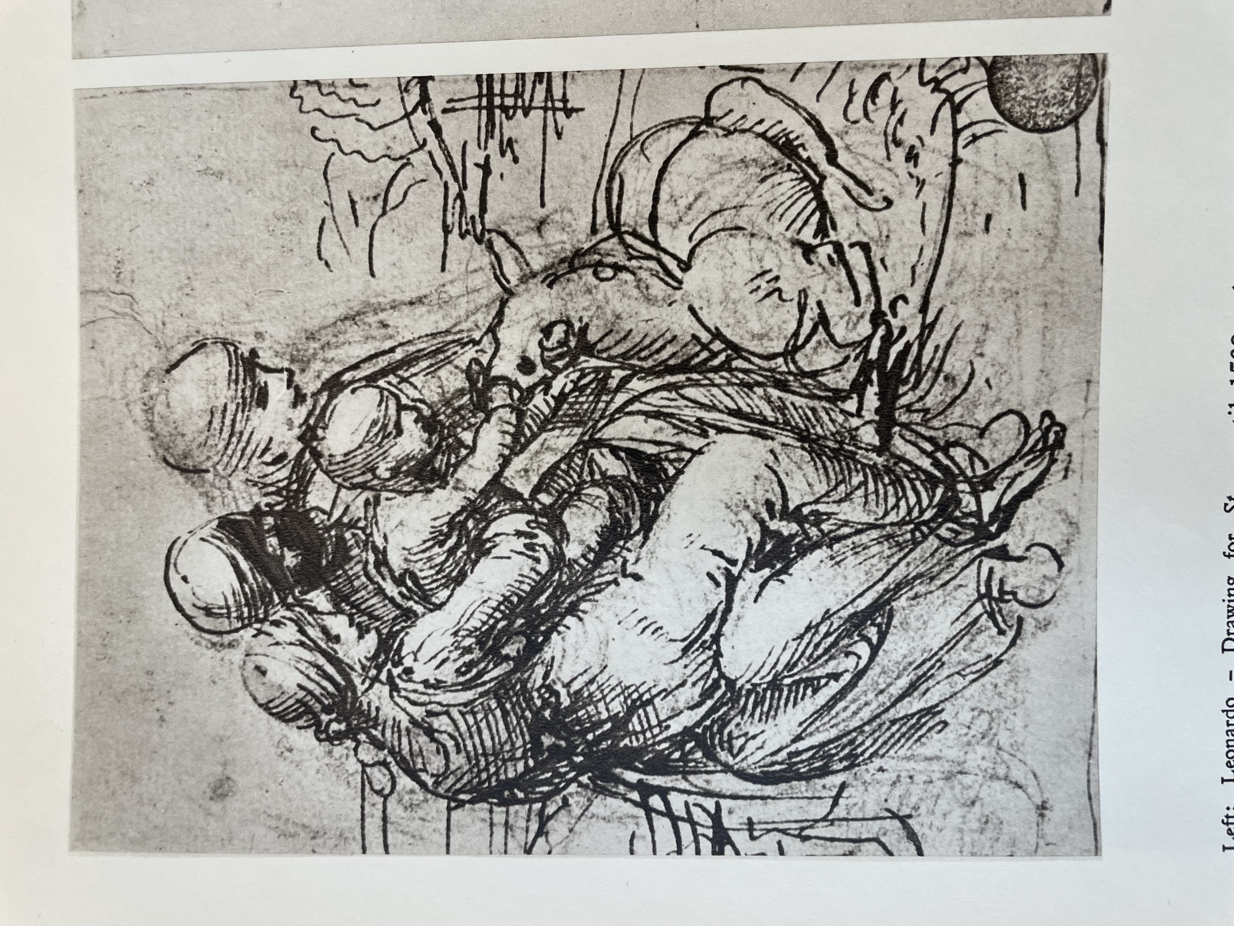 Study for The Virgin and Child with St. Anne by Leonardo da Vinci (c. 1500)