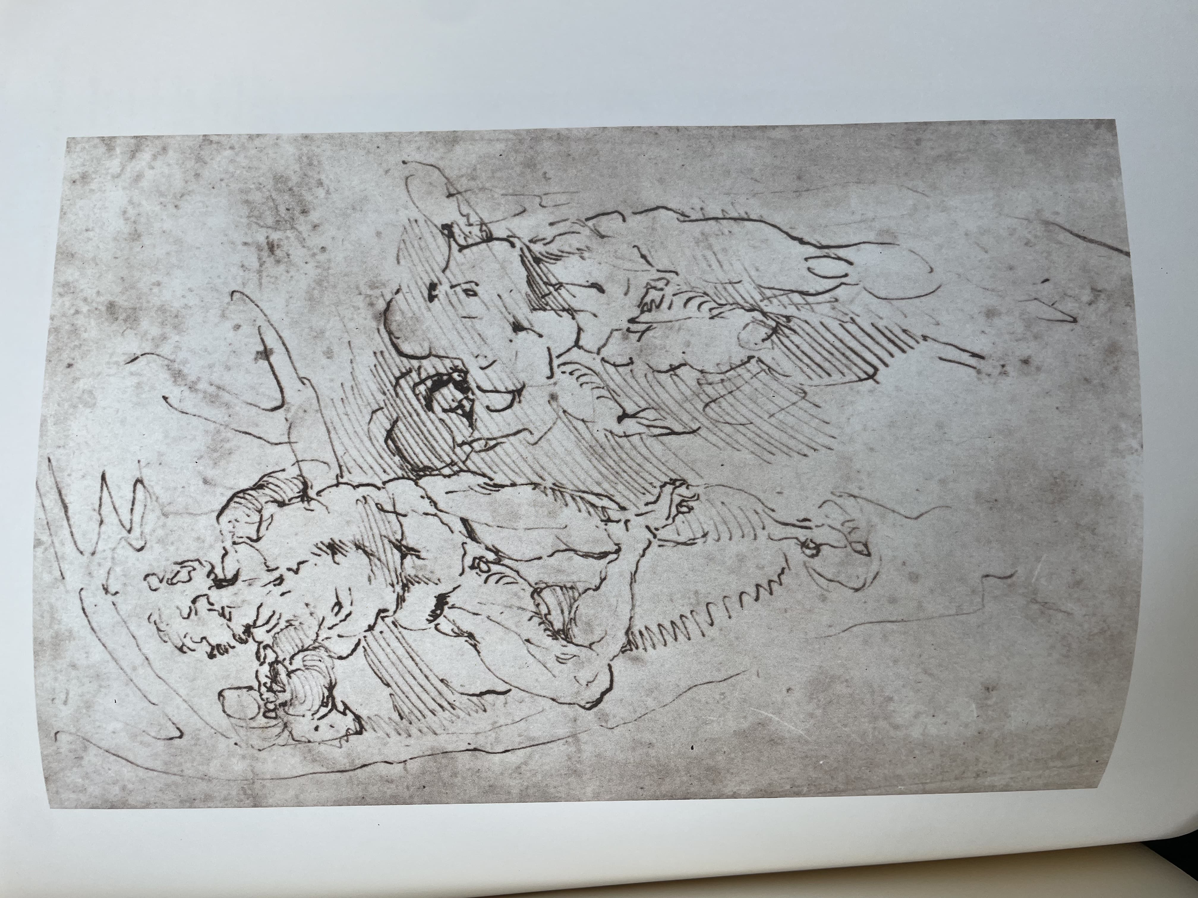 Study of Two Figures by Annibale Carracci (c. 1590)