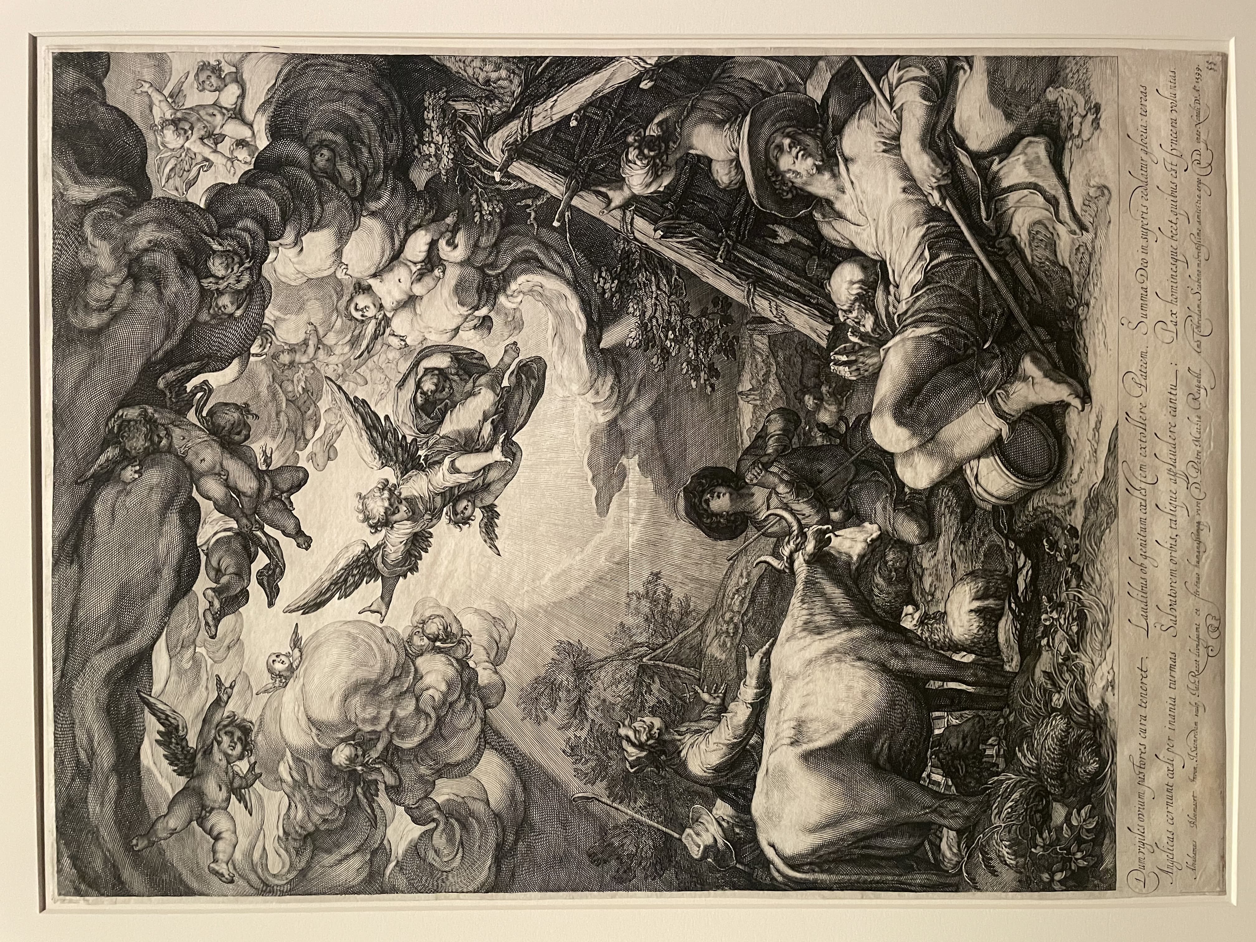 The Annunciation to the Shepherds by Abraham Bloemaert (1599)