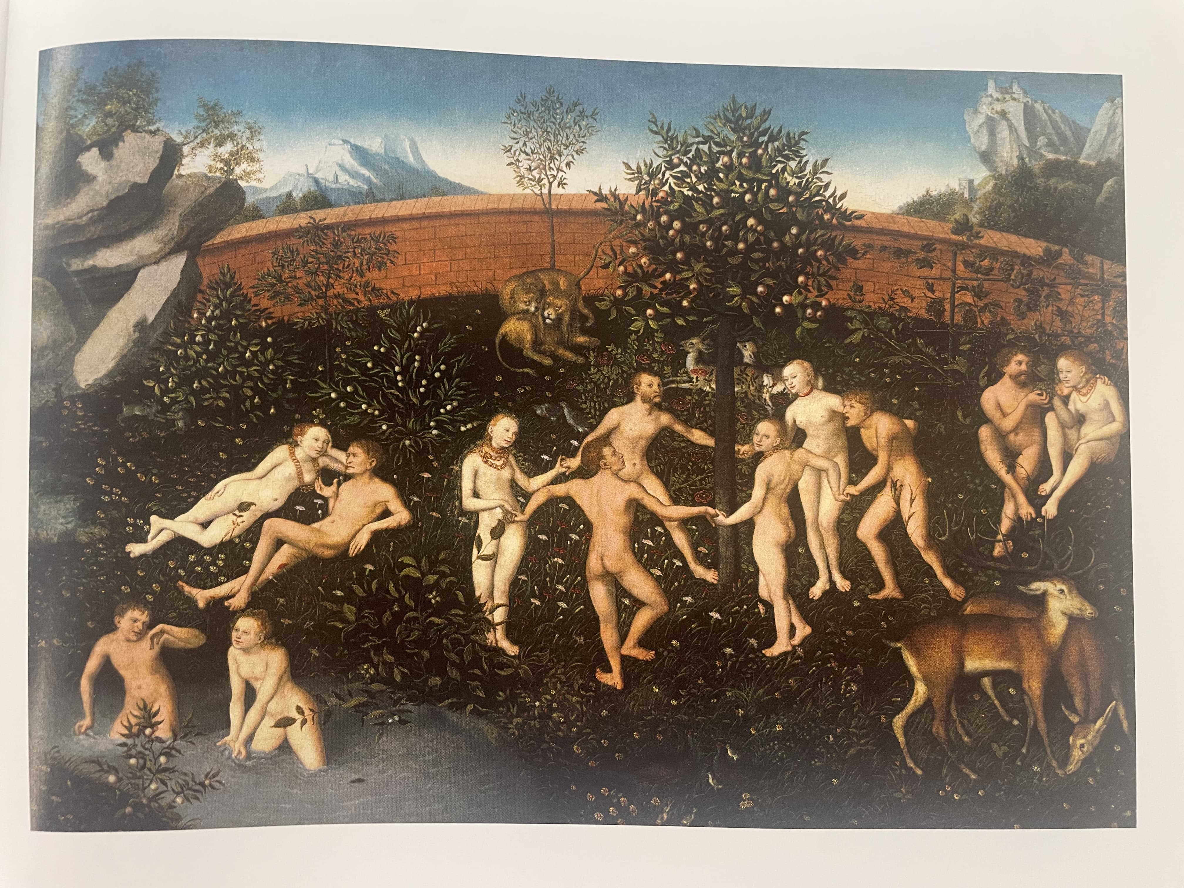 The Golden Age (L'Âge d'or) by Lucas Cranach the Elder (c. 1530)