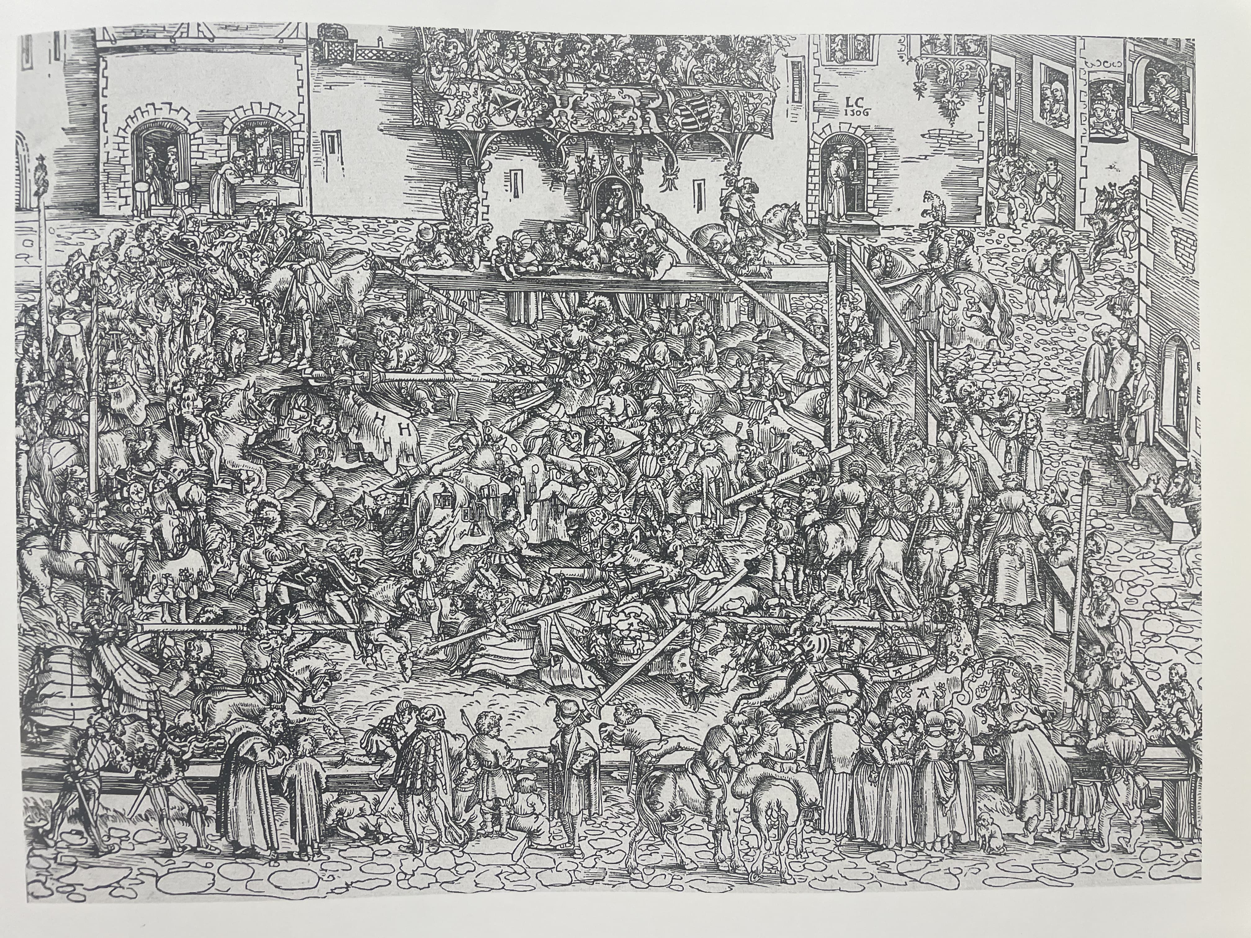 The Great Tournament by Lucas Cranach the Elder (1506)