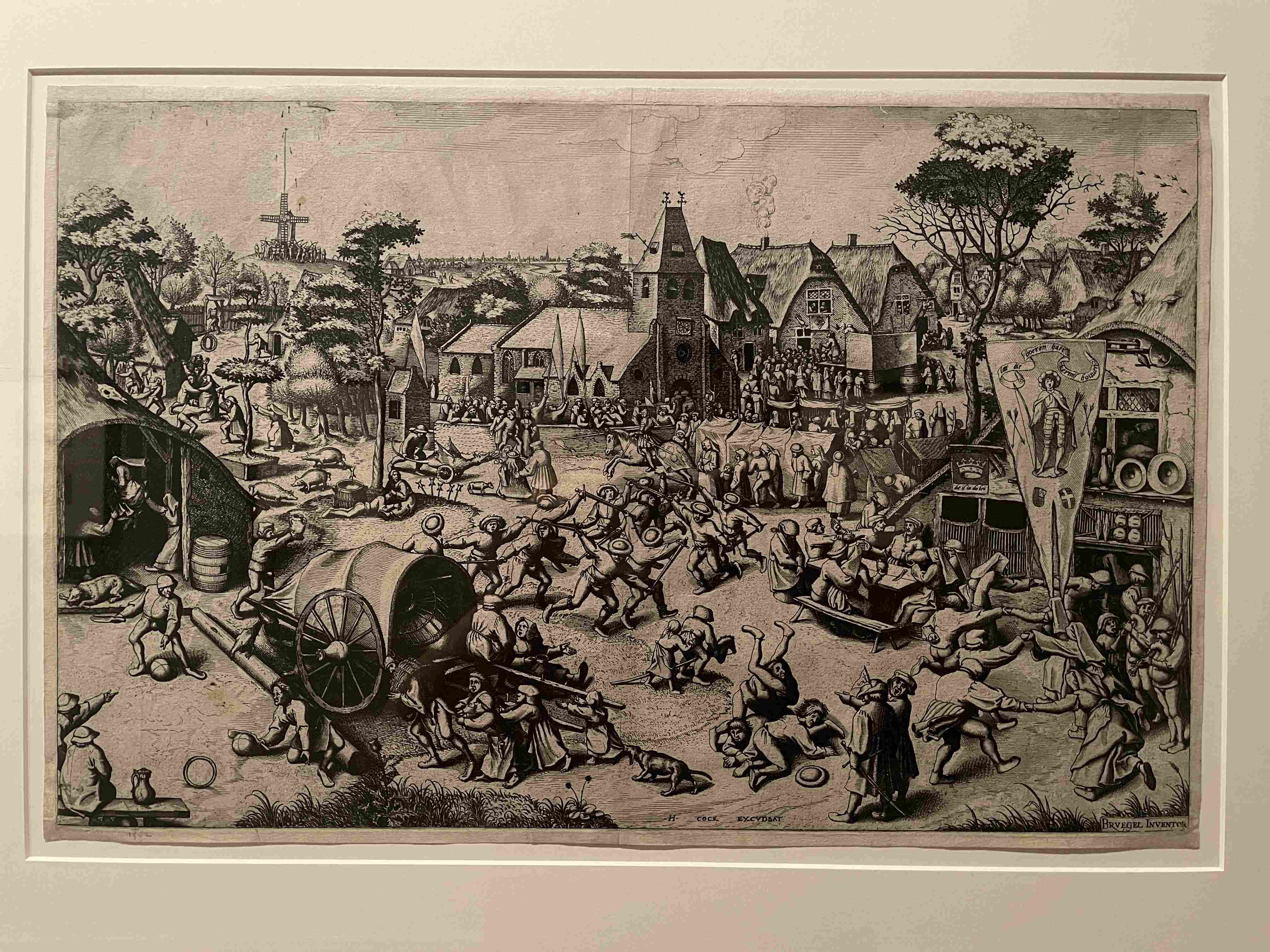 The Peasant Brawl by Pieter Bruegel the Elder (c. 1558)