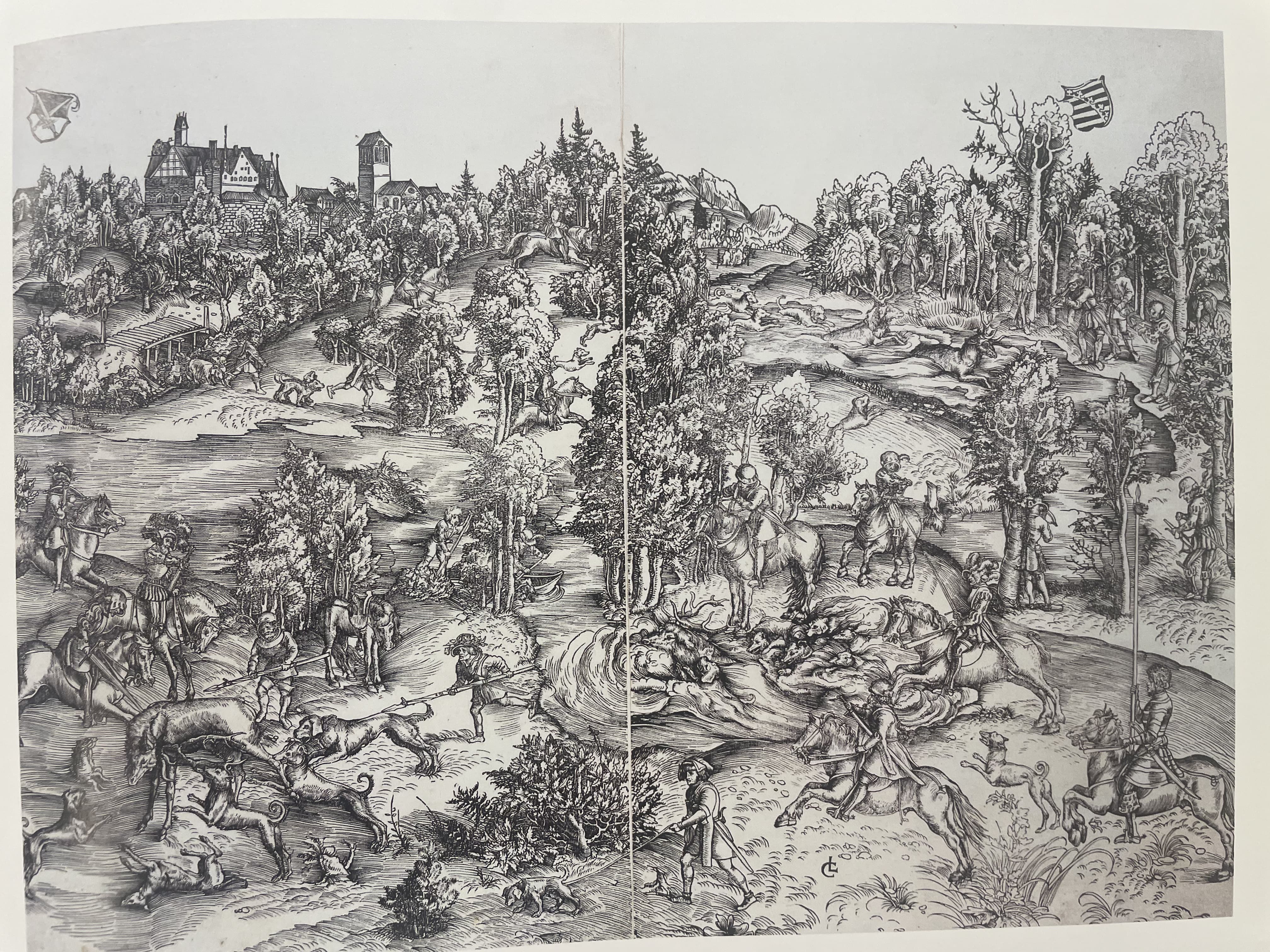 The Stag Hunt by Lucas Cranach the Elder (c. 1506)