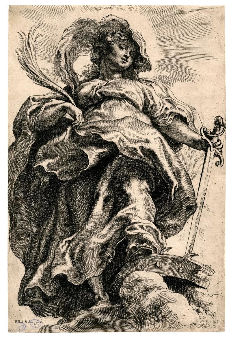 peter paul rubens allegory of victory victoria (1700s)