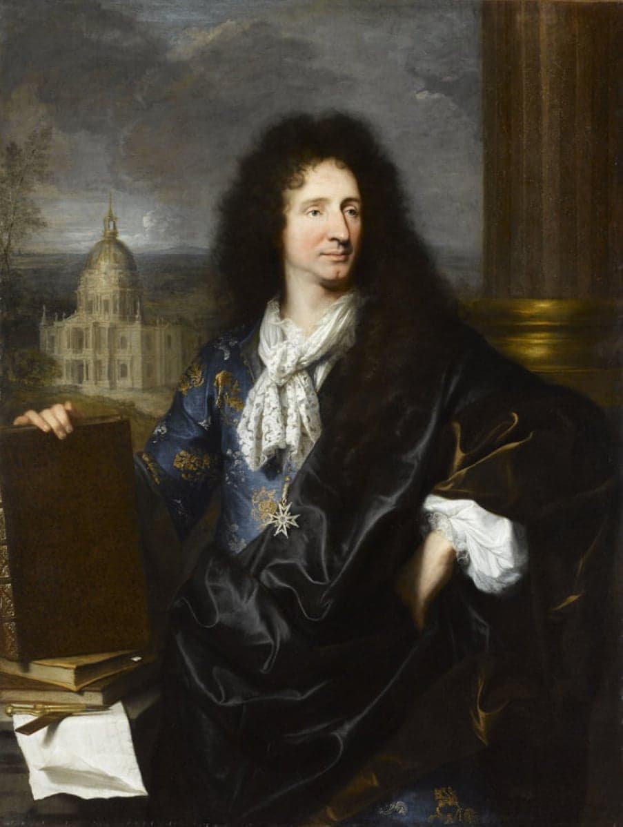 Portrait of Jules Hardouin-Mansart by Hyacinthe Rigaud (c. 1699)