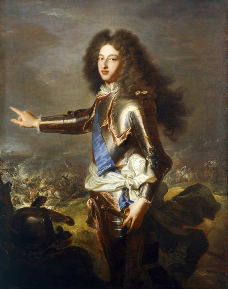 Portrait of Louis, Grand Dauphin, in Armor by Pierre Mignard (c. 1679)