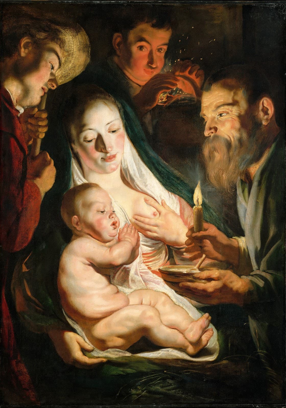 The Adoration of the Shepherds by Peter Paul Rubens (c. 1617)