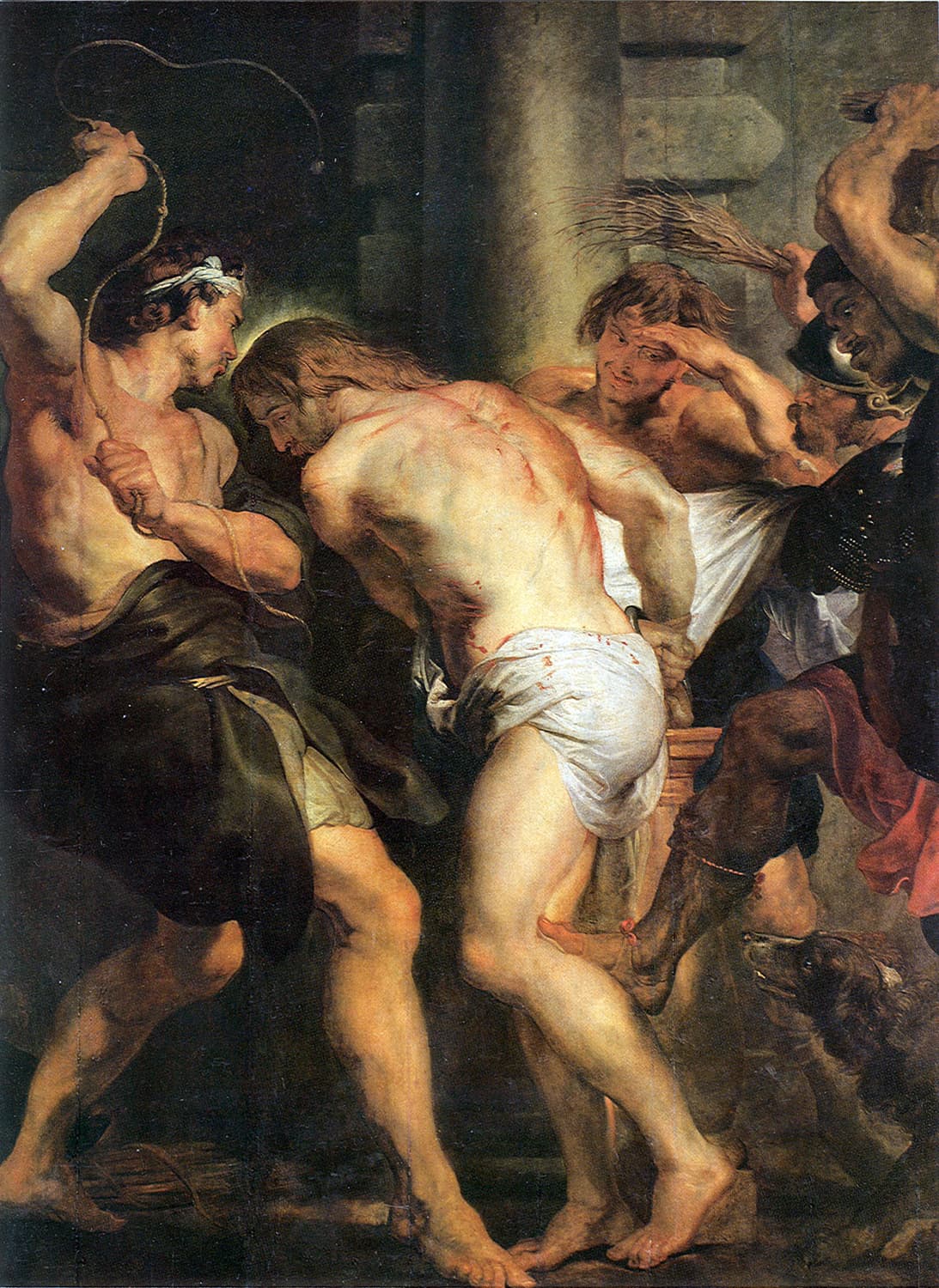 The Flagellation of Christ by Peter Paul Rubens (c. 1614-1617)