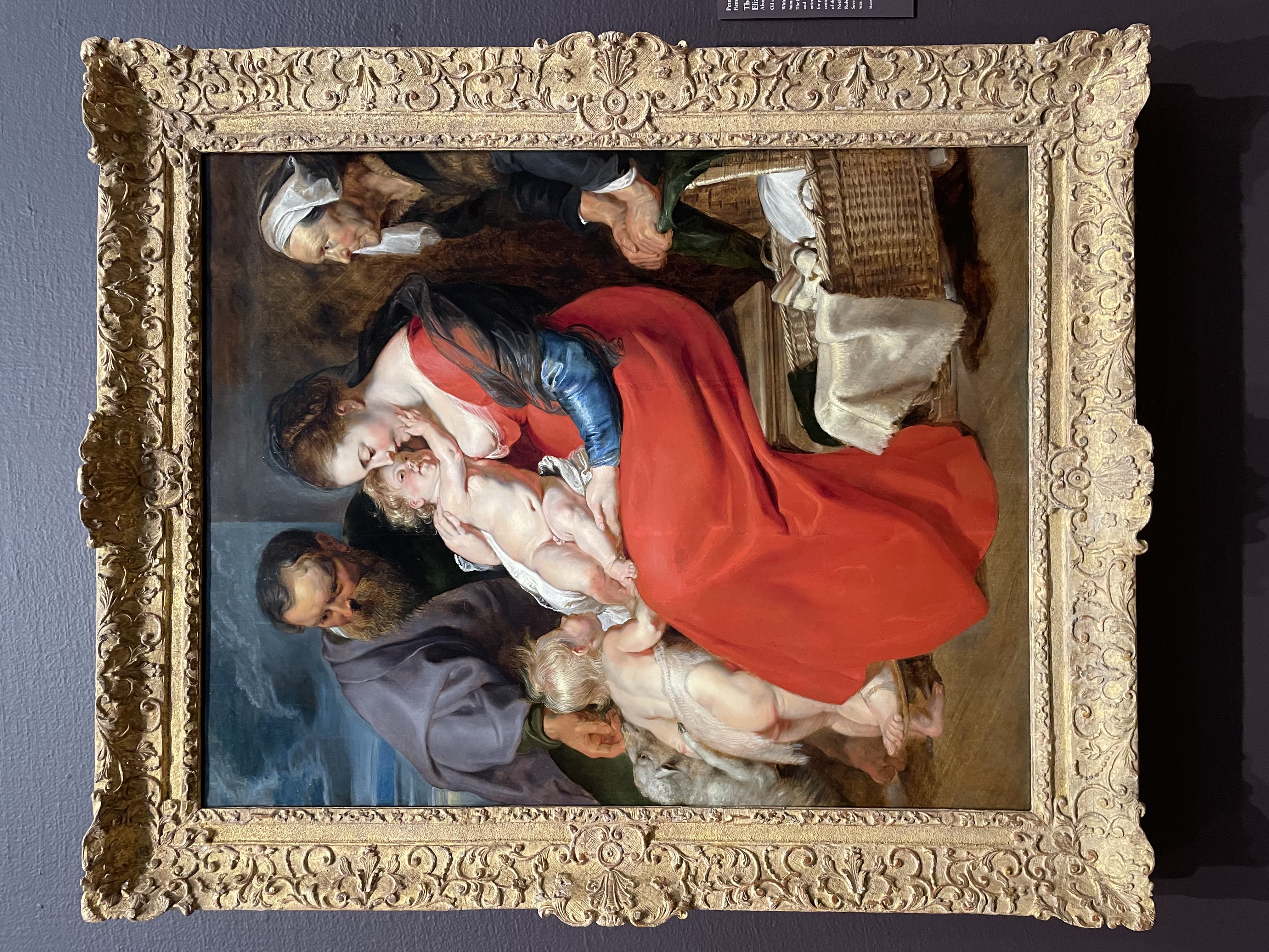 The Holy Family with Saint Elizabeth and Saint John the Baptist by Peter Paul Rubens (c. 1614-1615)