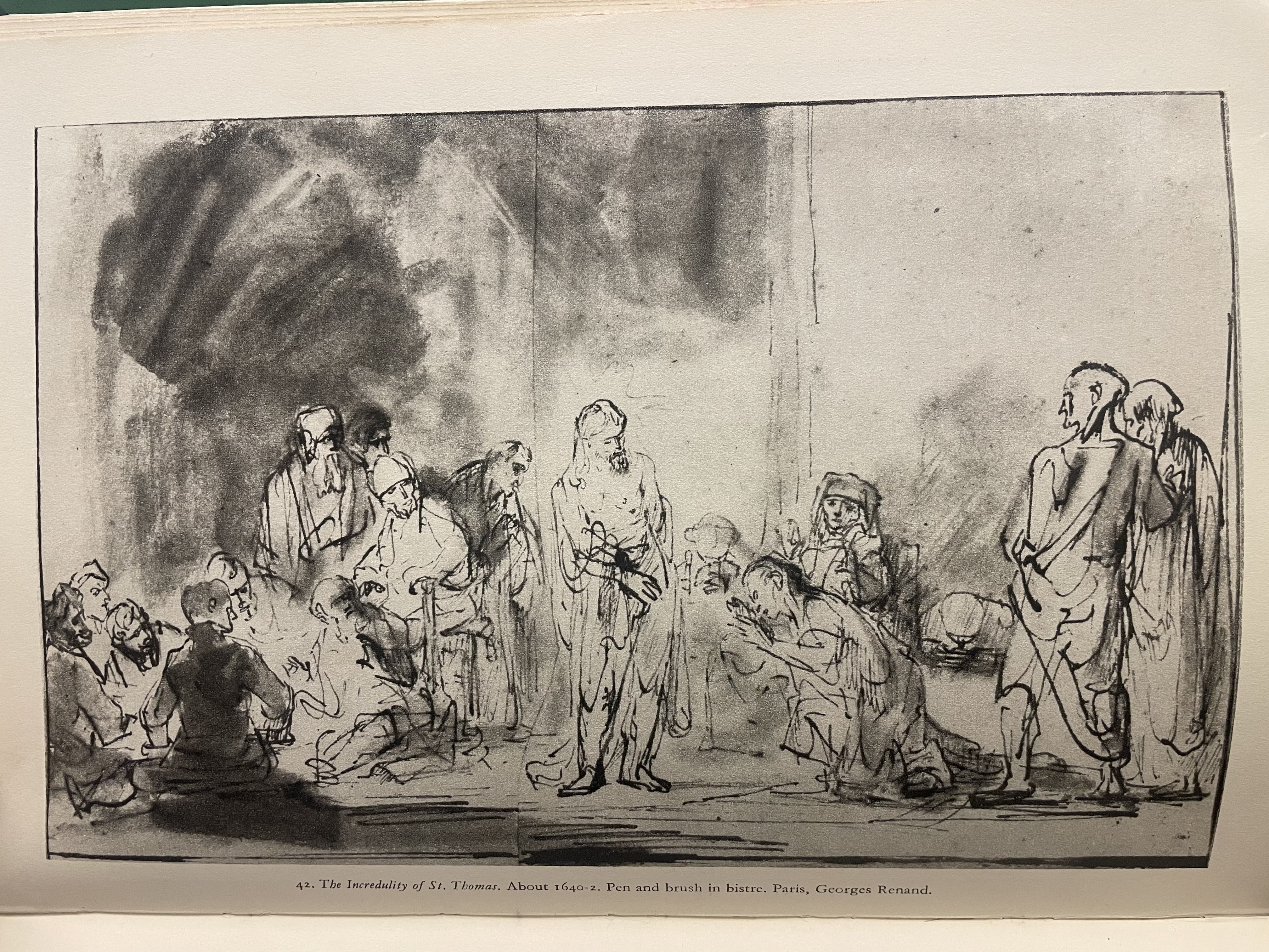 The Incredulity of St. Thomas by Rembrandt van Rijn (About 1640-2)