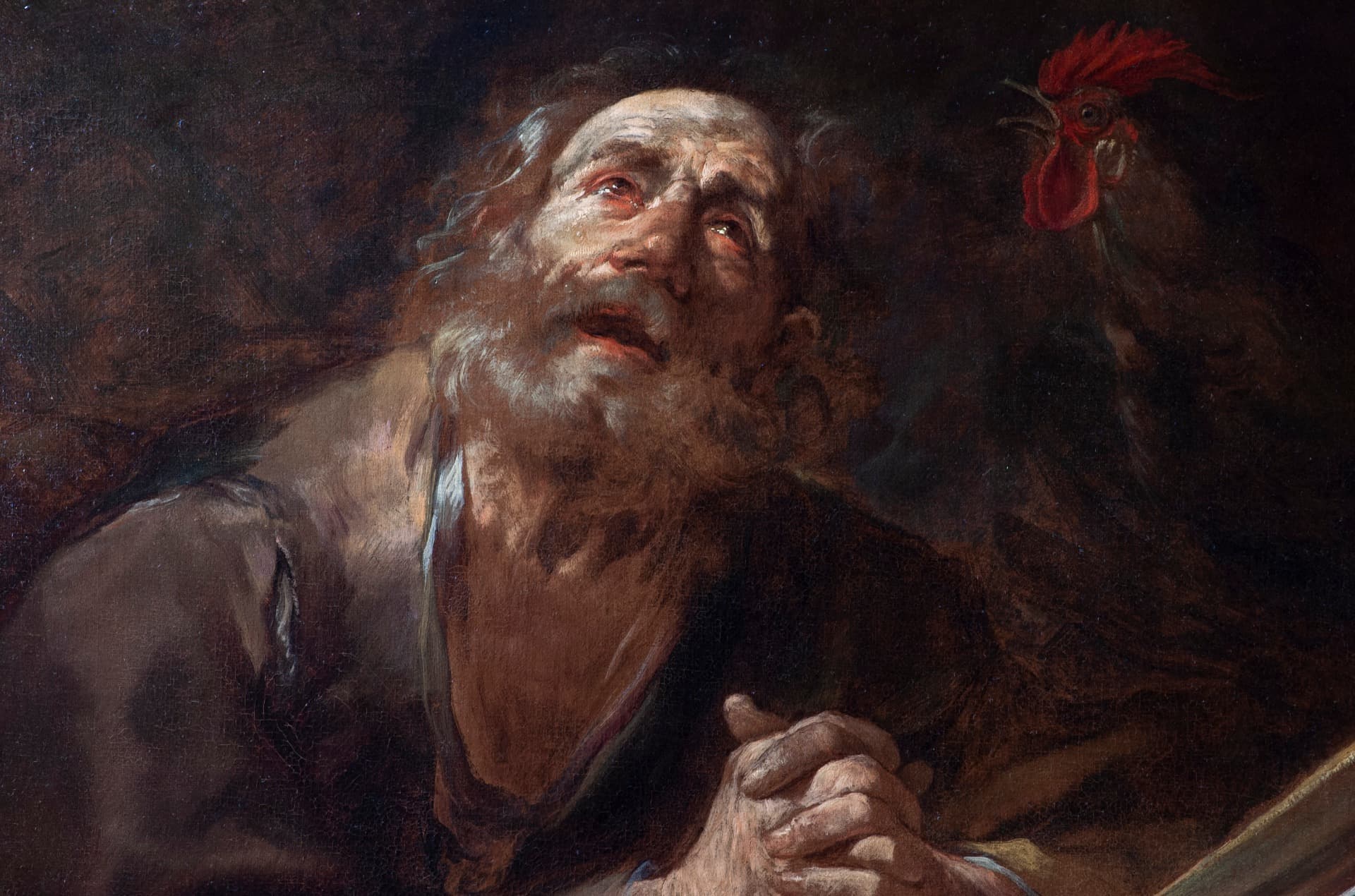 The Repentance of Saint Peter by Jusepe de Ribera (c. 1630)