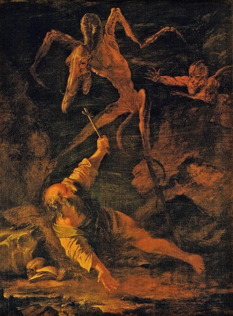 francisco de goya the temptation of st anthony (c 1798)