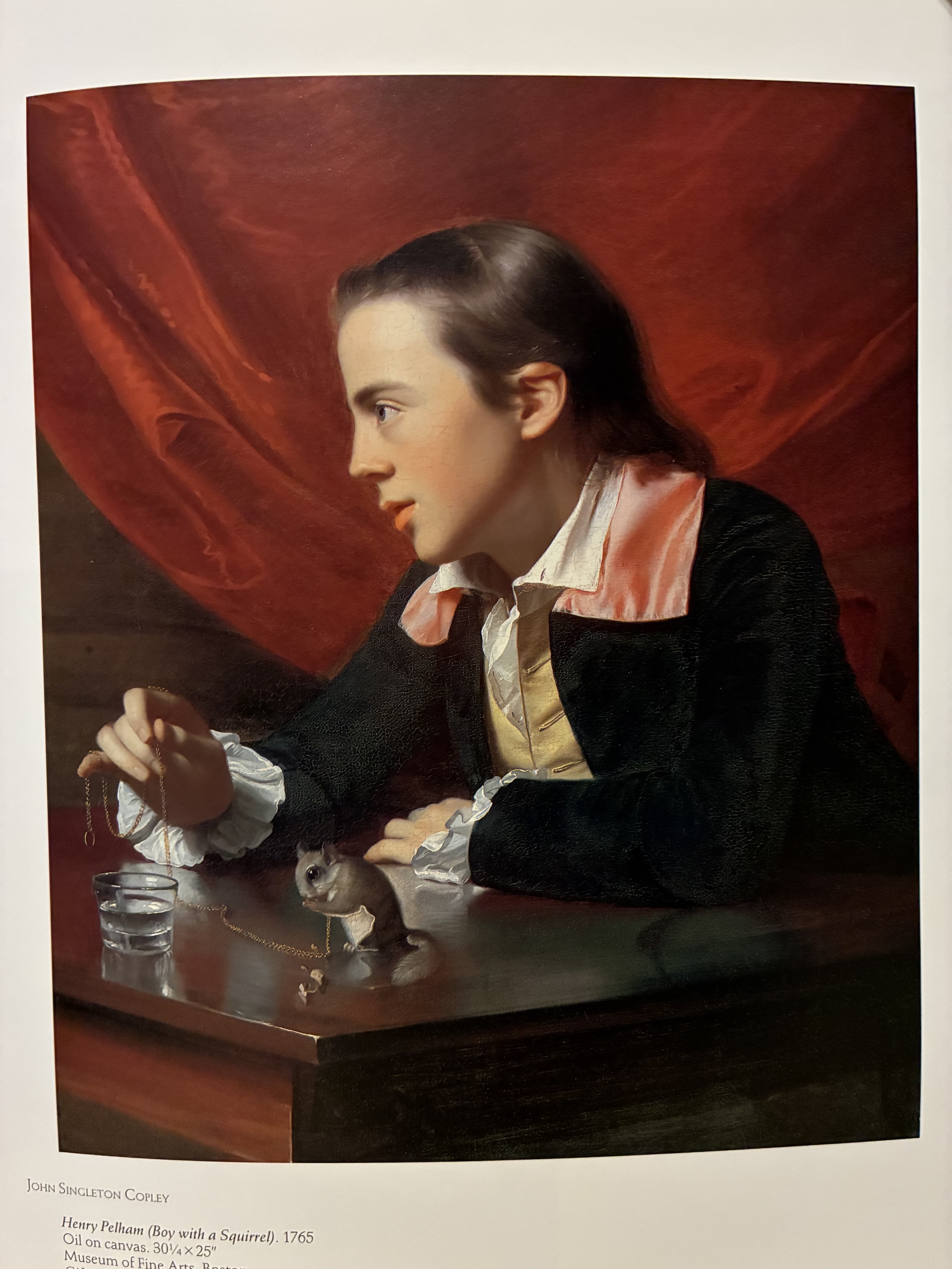 Henry Pelham (Boy with a Squirrel) by John Singleton Copley (1765)