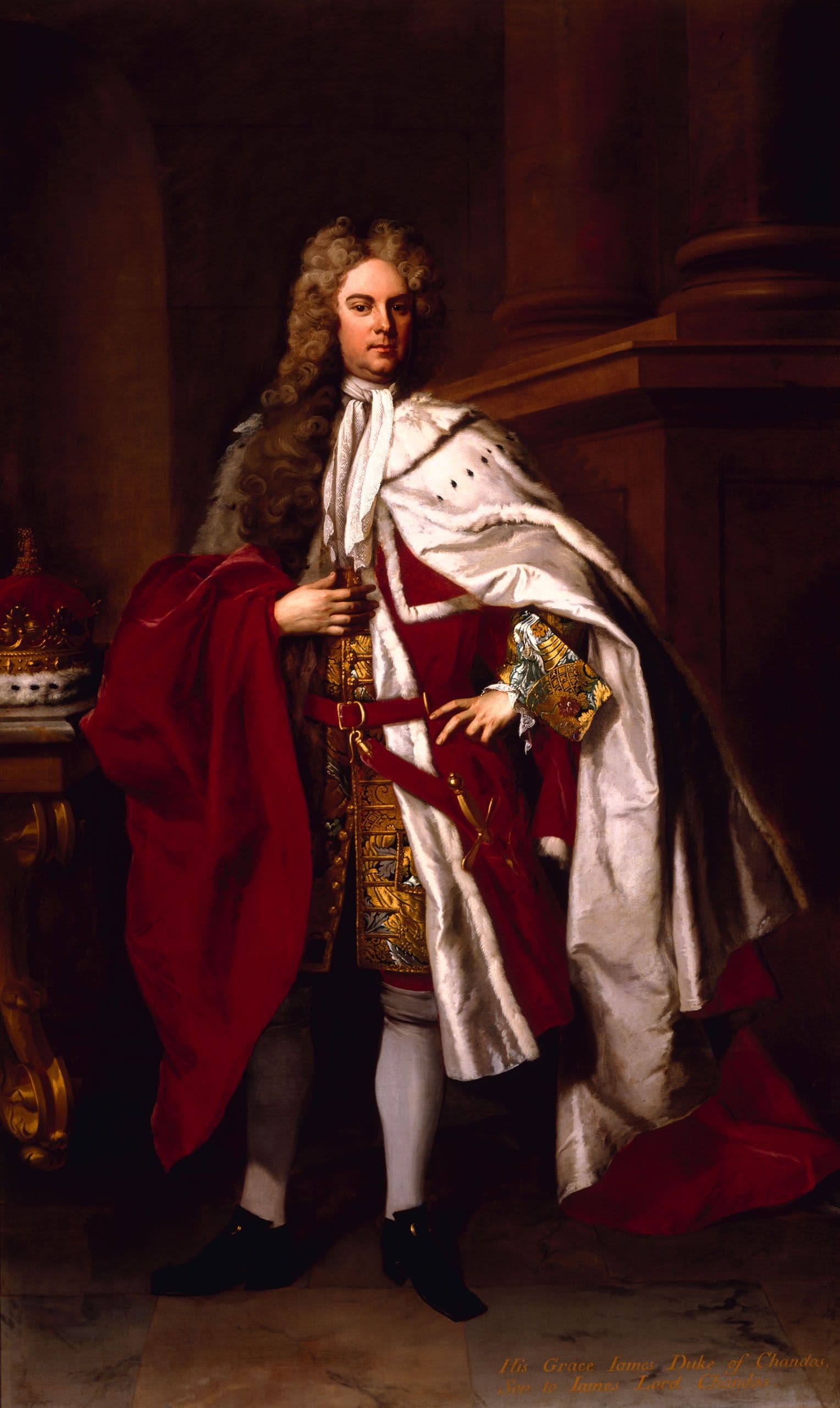 James Brydges (1673–1744), 1st Duke of Chandos by Sir Godfrey Kneller (c. 1718)