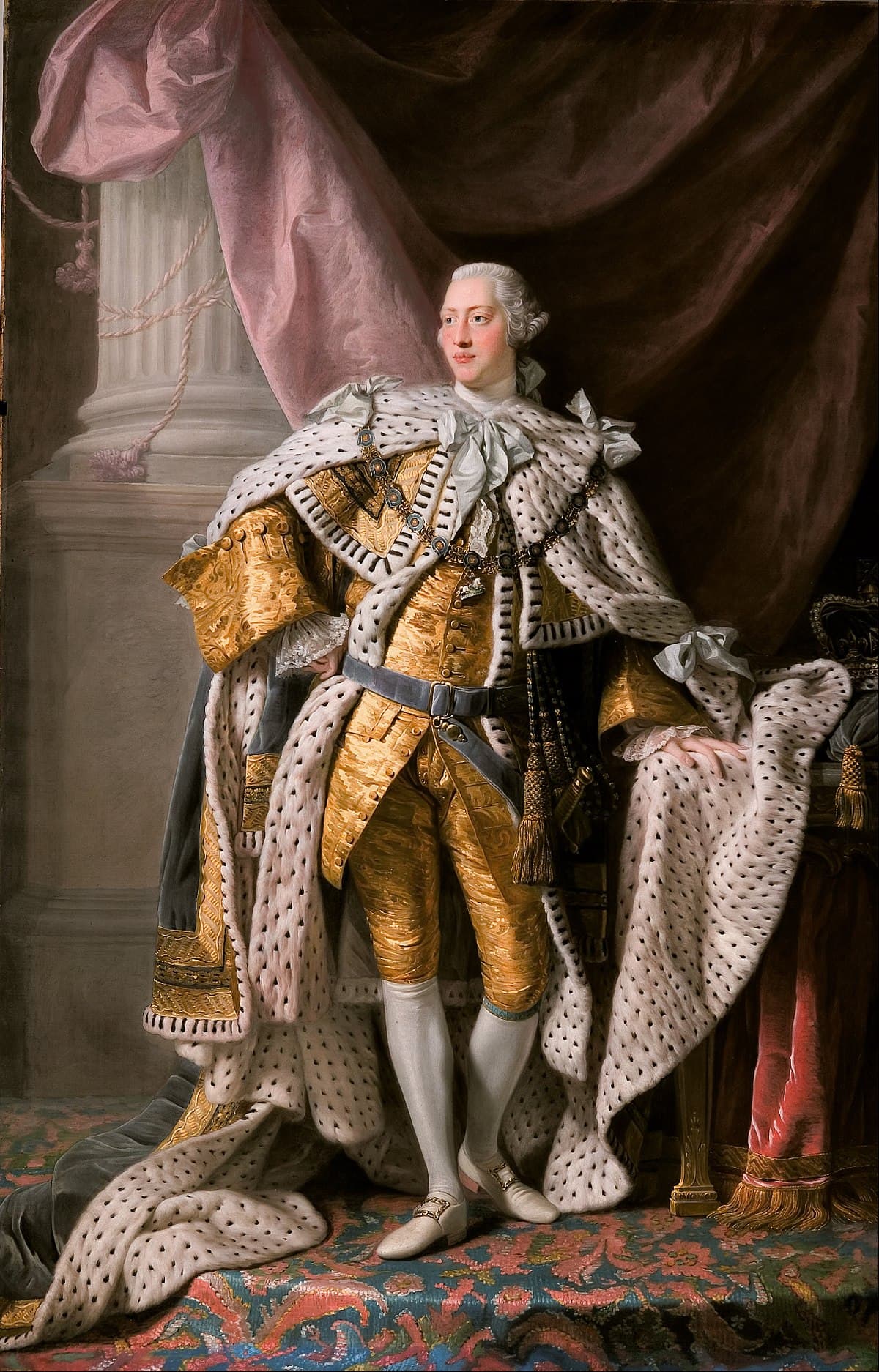 King George III in Coronation Robes by Allan Ramsay (1762)