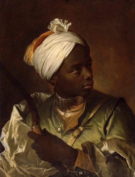 Portrait of a Black Man by Jean-Baptiste Greuze (c. 1757)