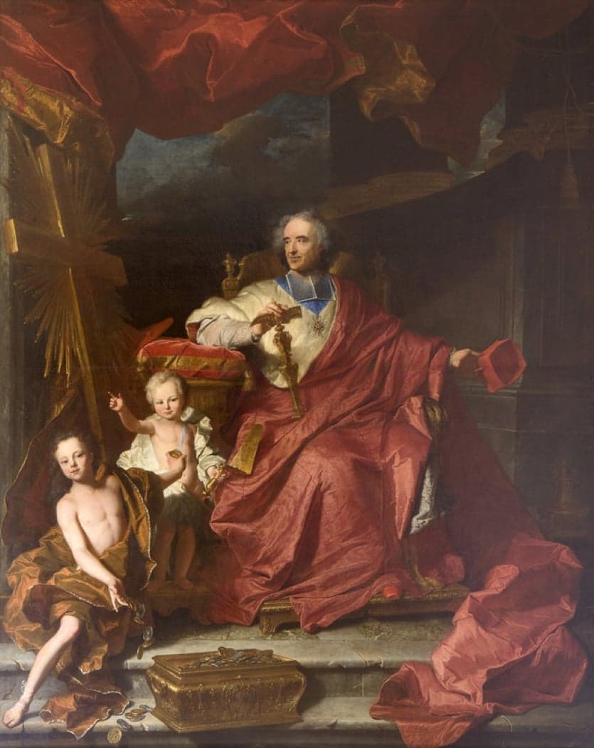 Portrait of Cardinal Melchior de Polignac by Jean-Marc Nattier (1740)