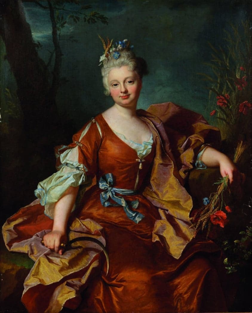 Portrait of Madame Adélaïde (Marie Adélaïde de France) as Ceres by Jean-Marc Nattier (c. 1745)