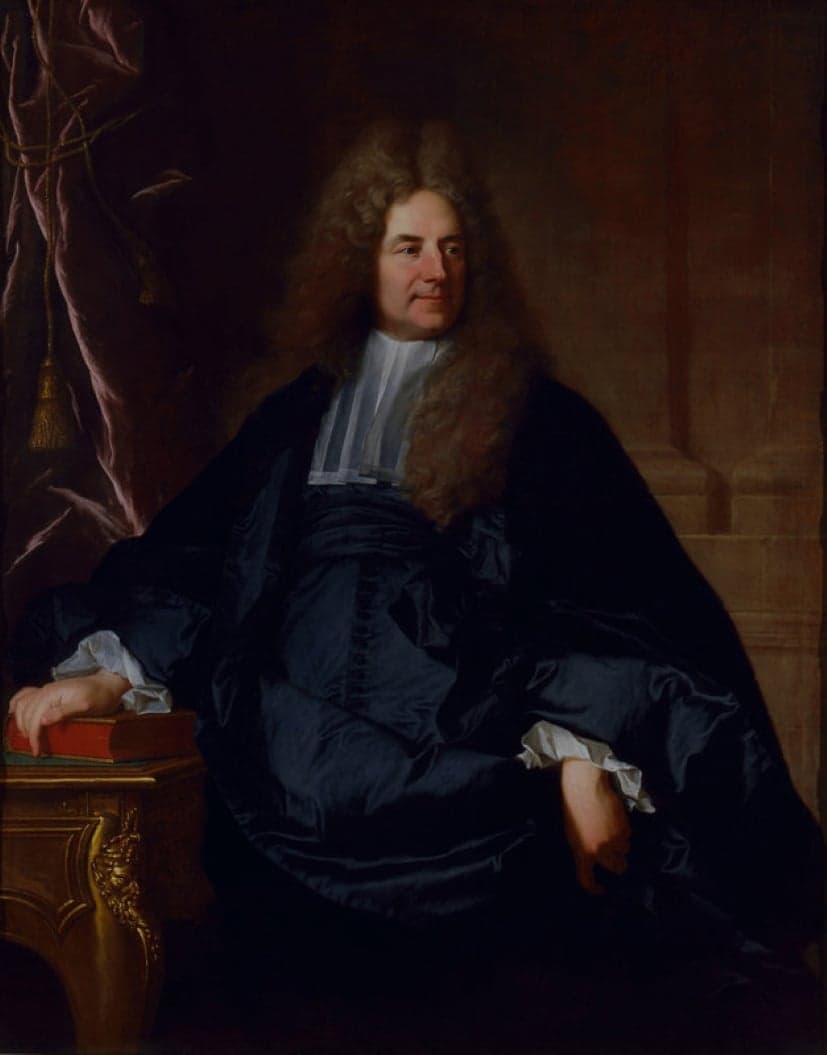 Portrait of Nicolas Boileau-Despréaux by Hyacinthe Rigaud (c. 1700)