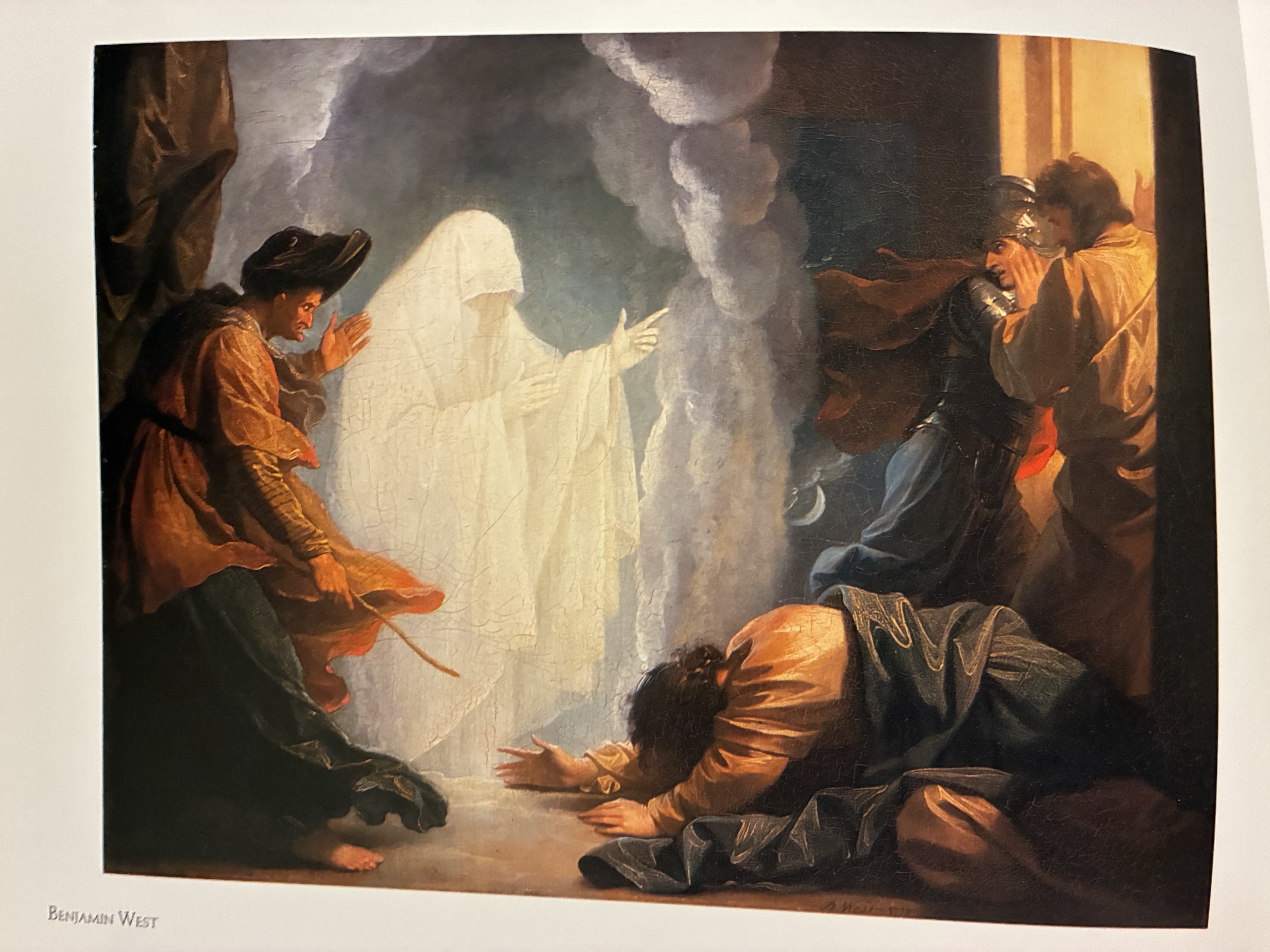 Saul and the Witch of Endor by Benjamin West (1777)
