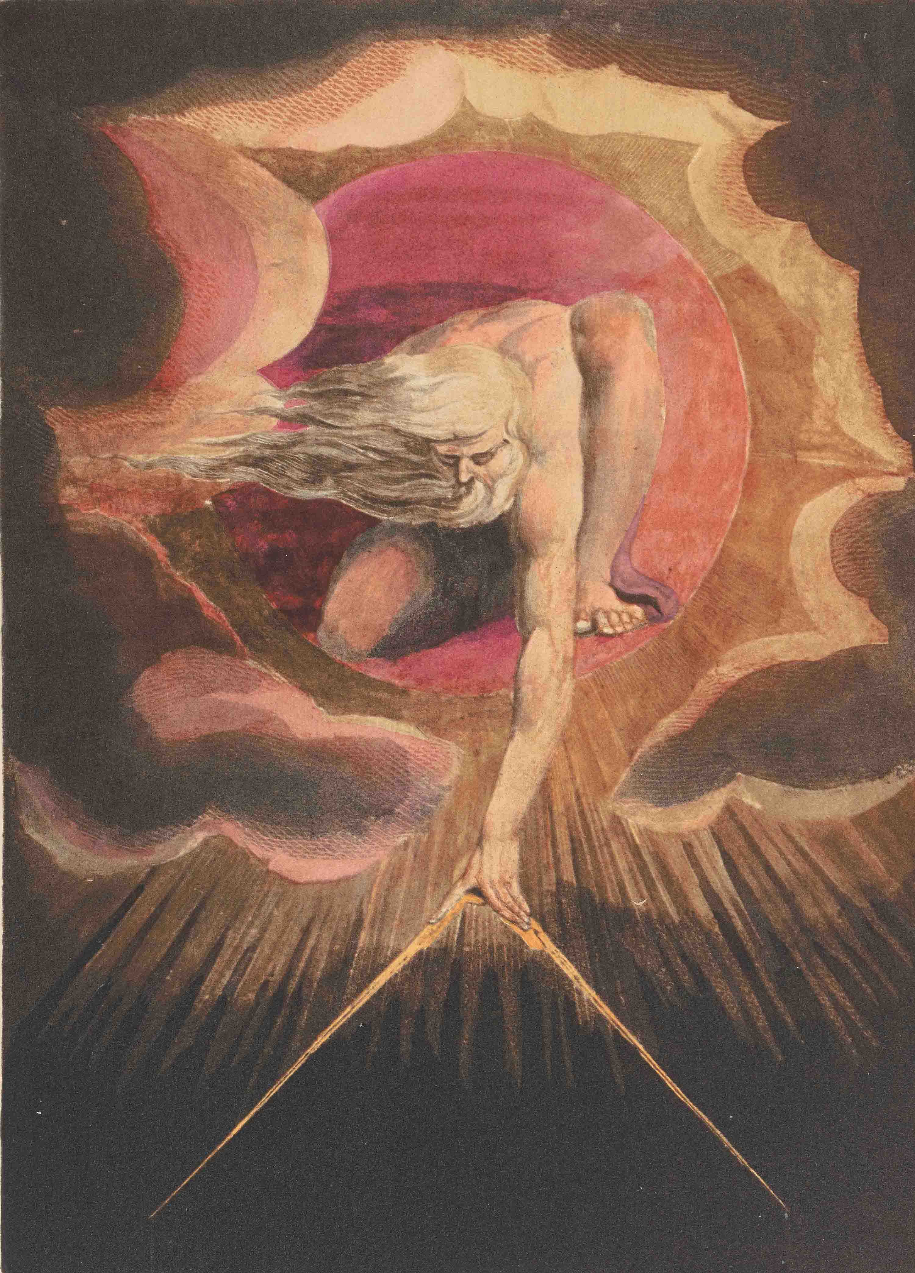 The Ancient of Days (Frontispiece to Europe a Prophecy) by William Blake (1794)