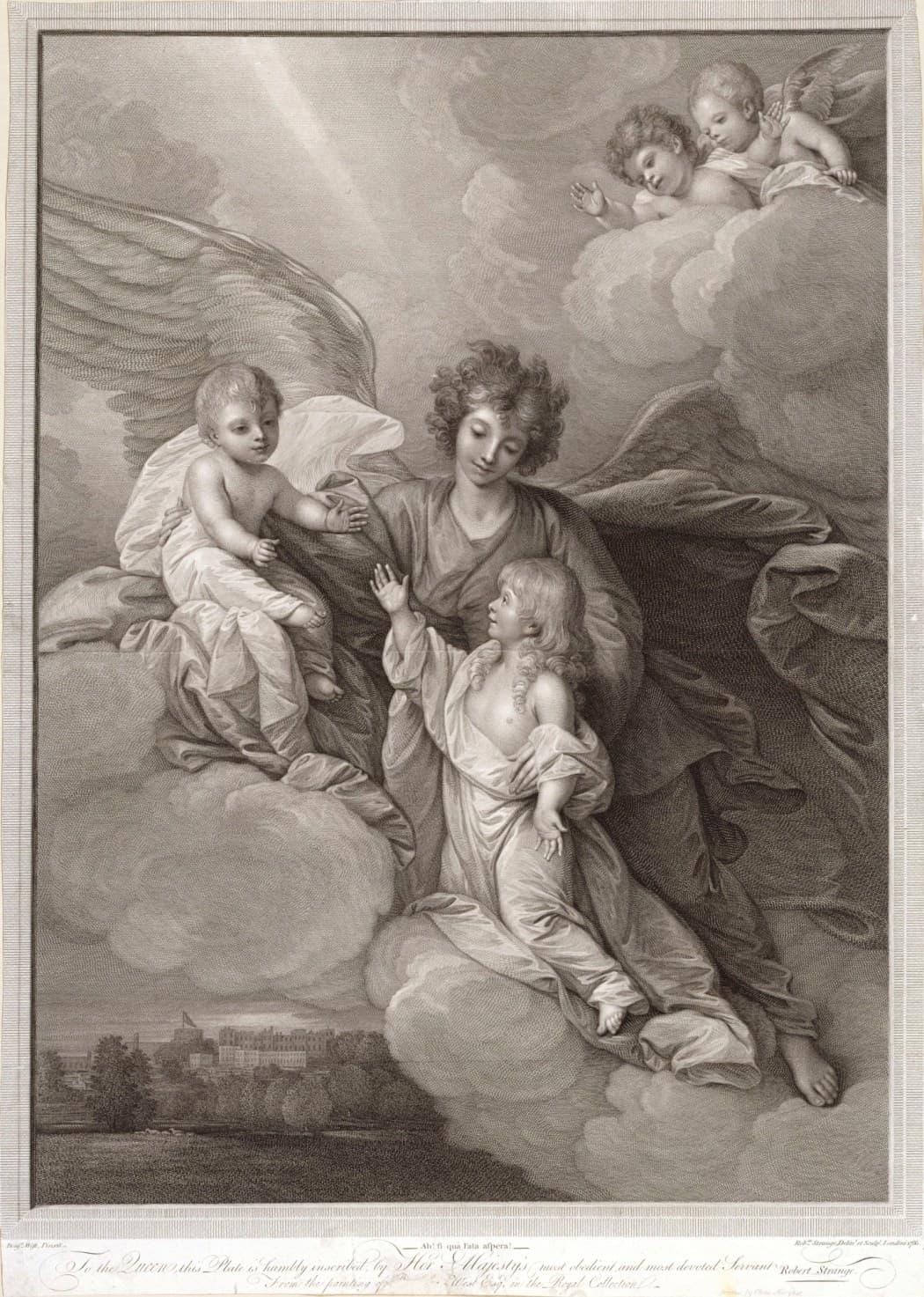 The Apotheosis of Prince Alfred and Prince Octavius by Benjamin West (1786)
