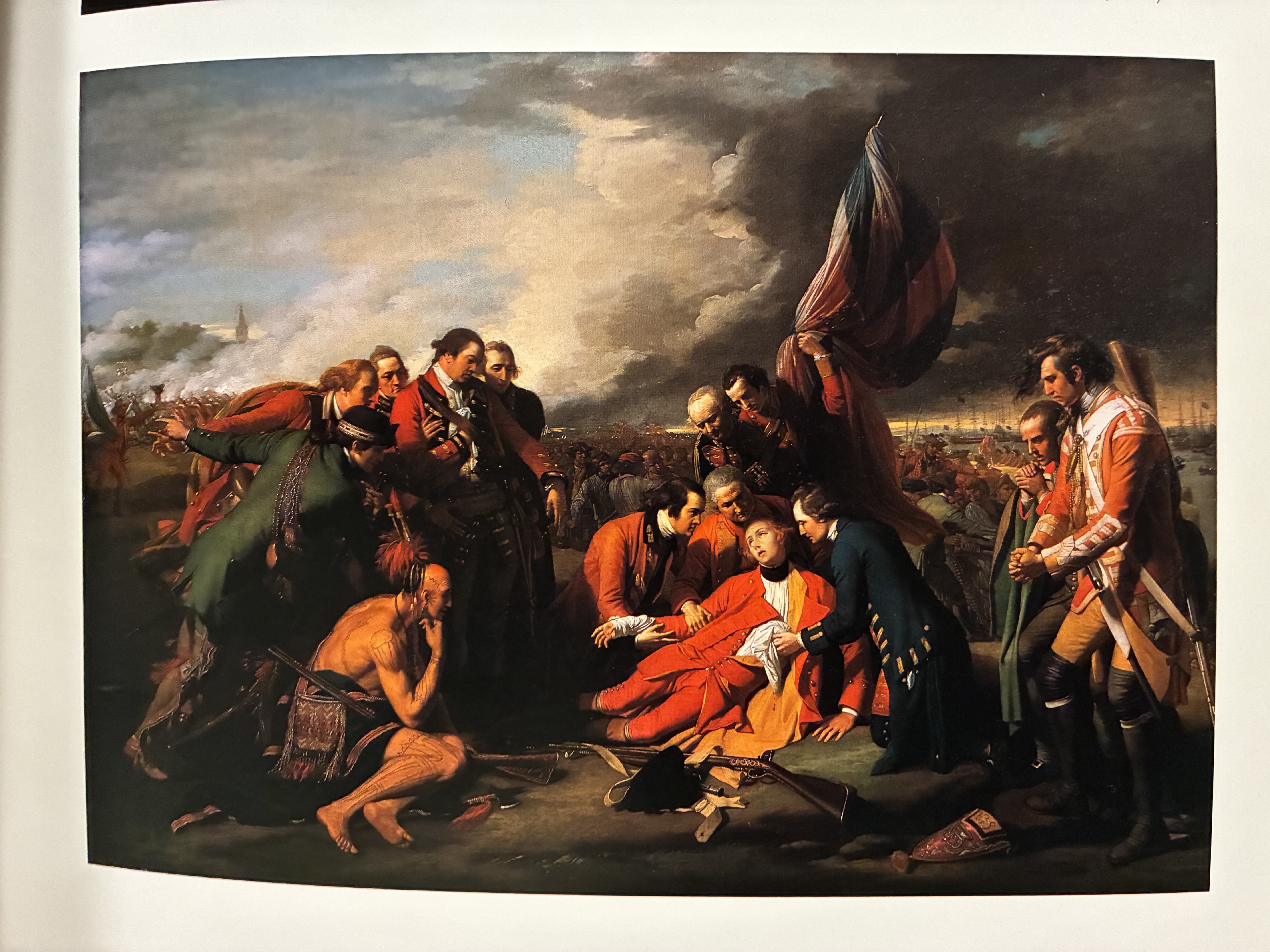 The Death of General Wolfe by Benjamin West (1770)