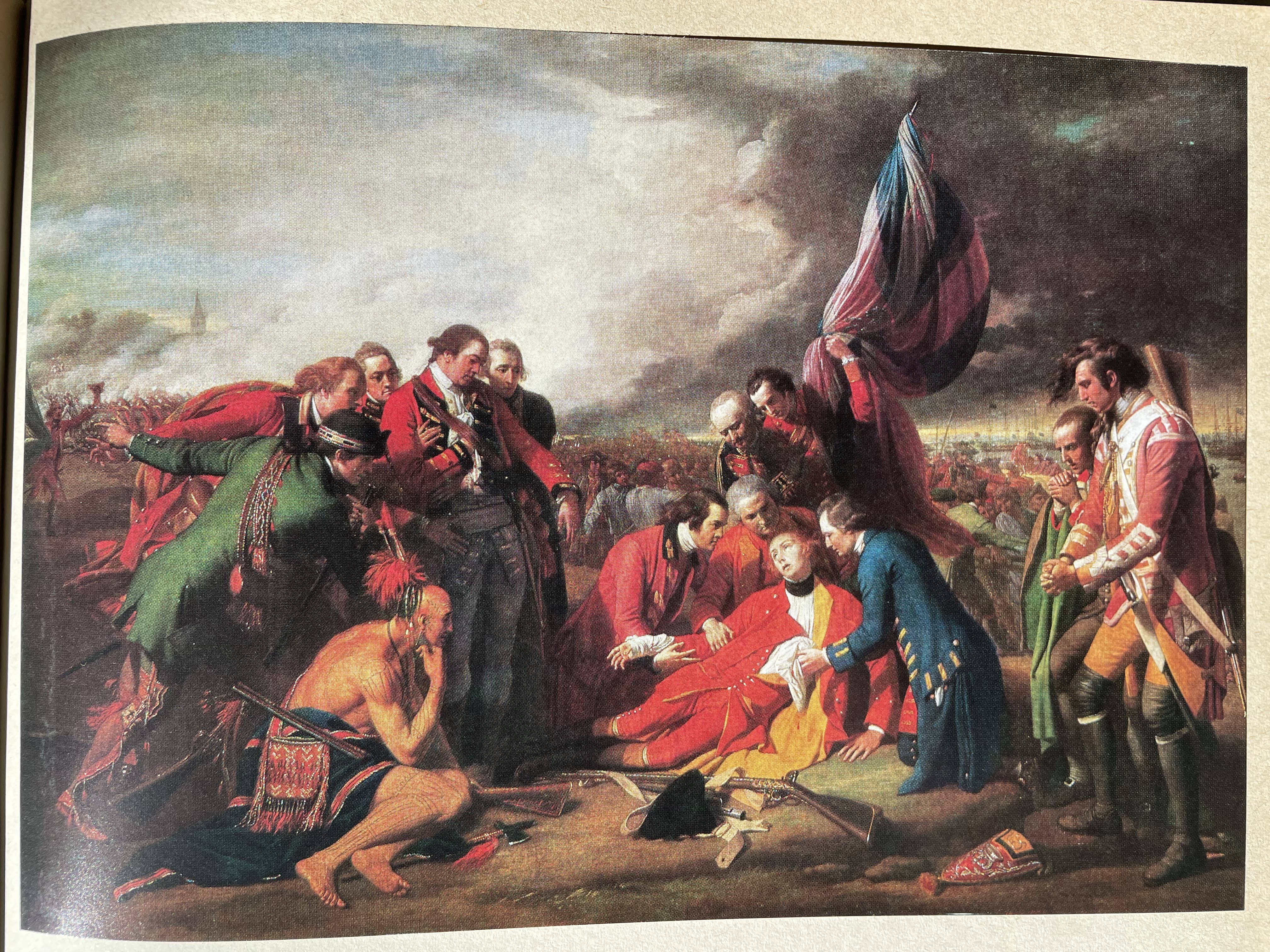 The Death of General Wolfe by Benjamin West (1770)