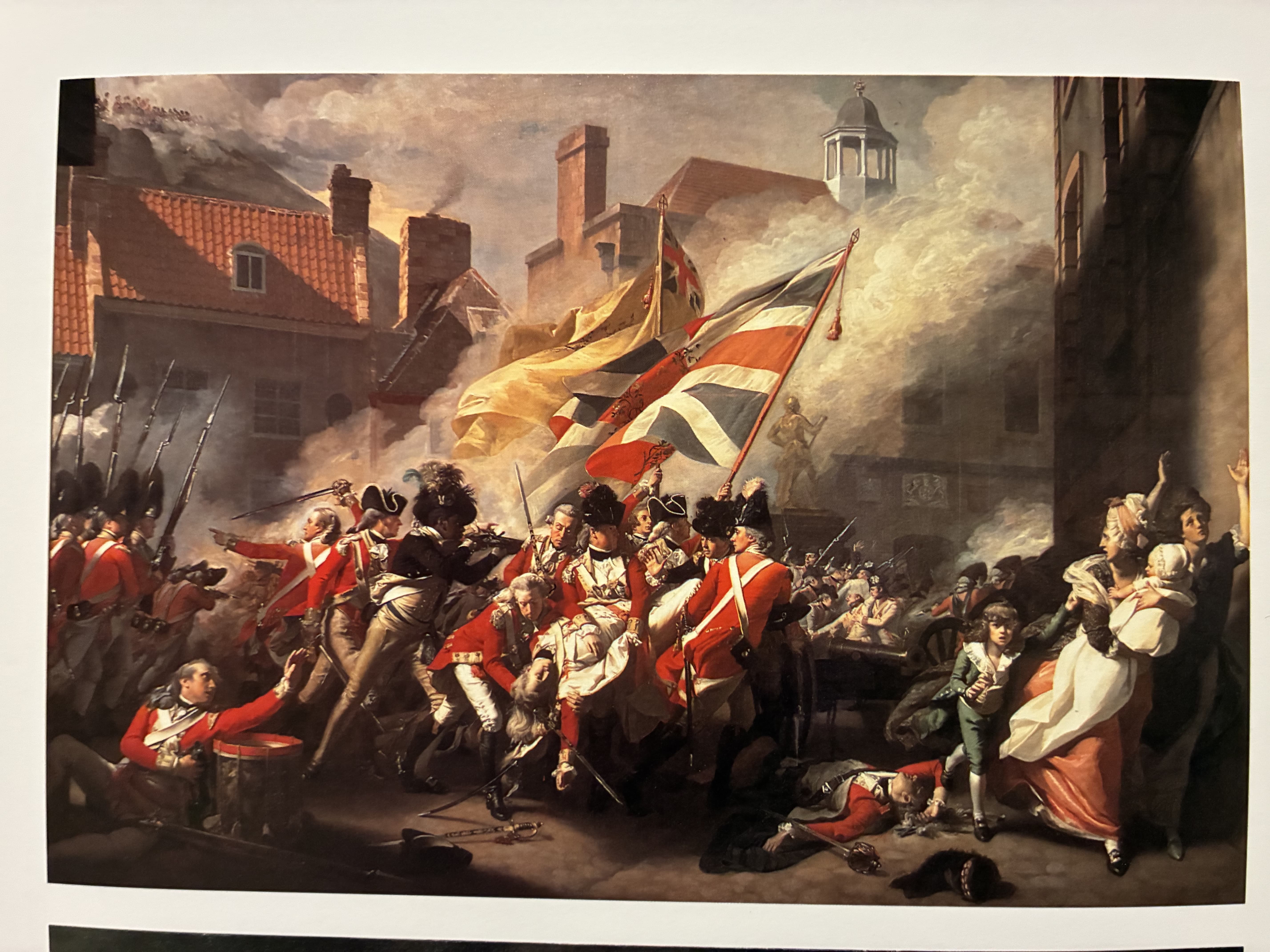 The Death of Major Peirson, 6 January 1781 by John Singleton Copley (1783)