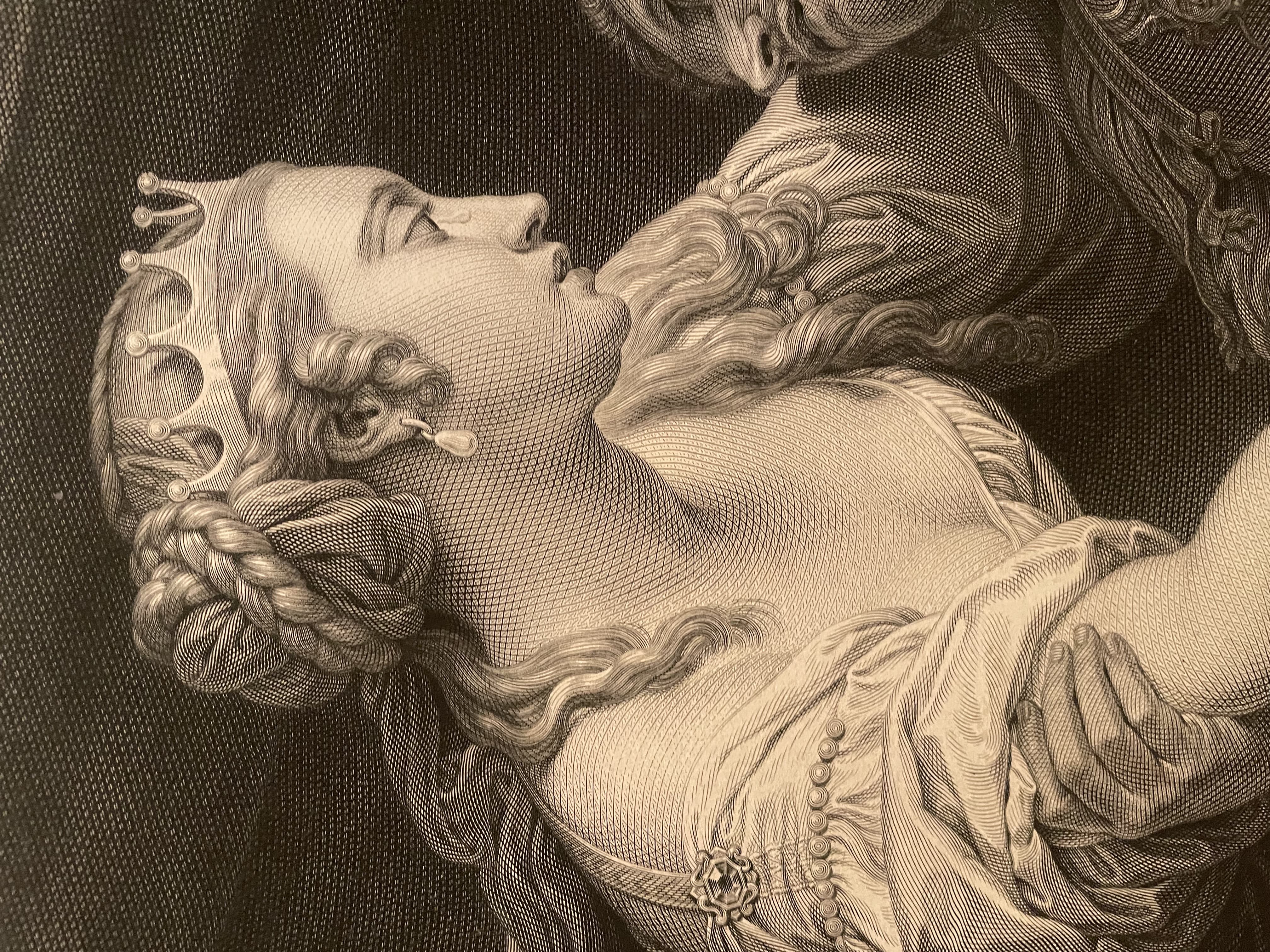 The Departure of Regulus from Rome (detail of Marcia) by William Sharp (1791)