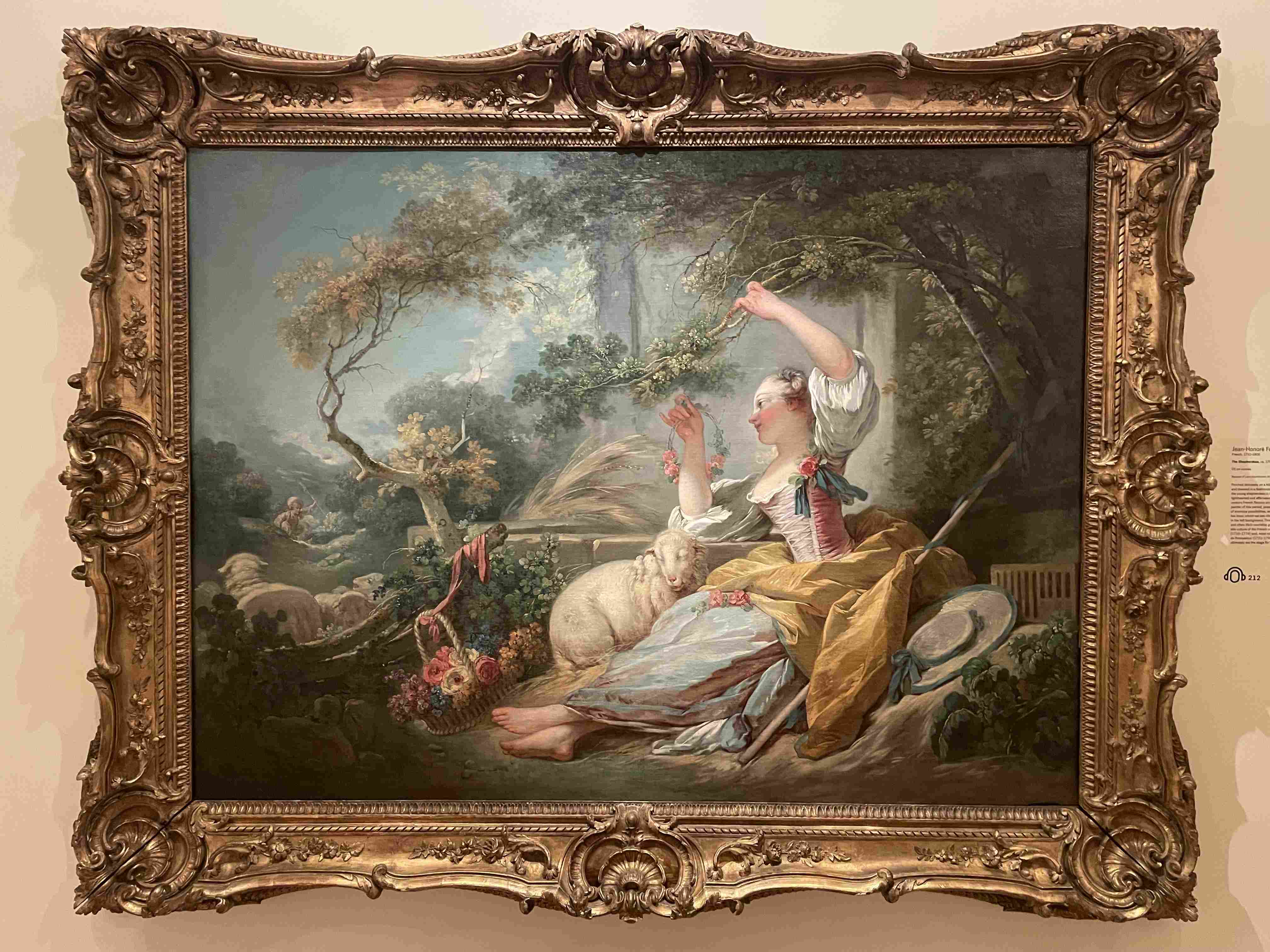 The Shepherdess by Jean-Honoré Fragonard (c. 1750-1752)