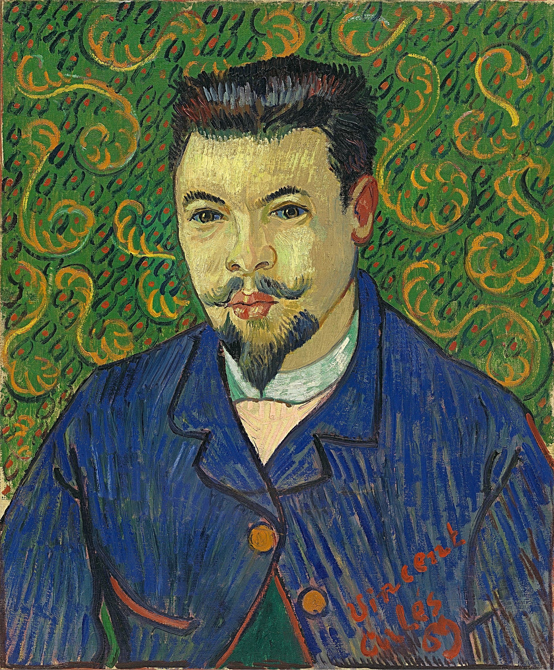 Portrait of Dr. Félix Rey by Vincent van Gogh (1889)