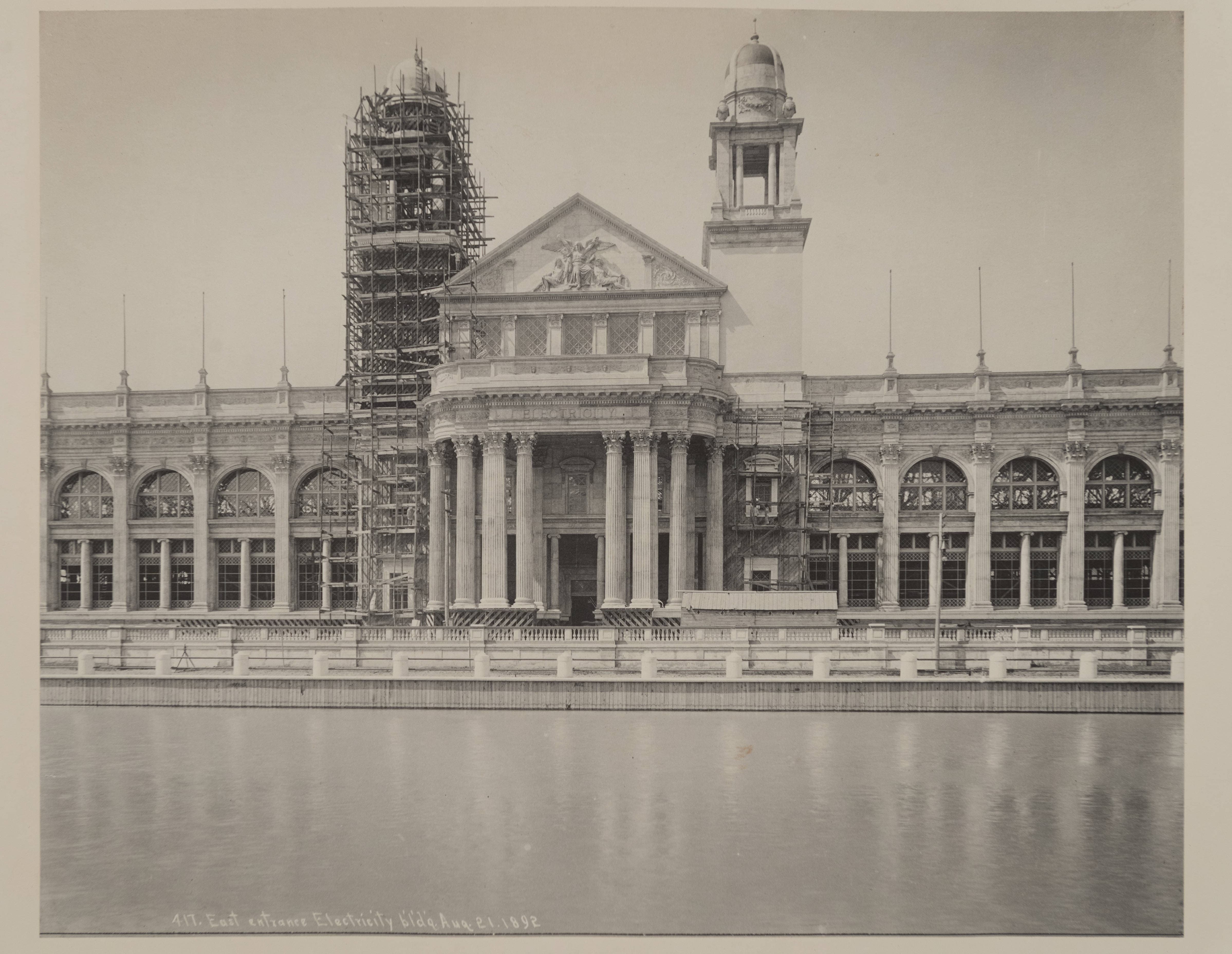 417. East entrance Electricity bld'g Aug. 21. 1892 (1892)