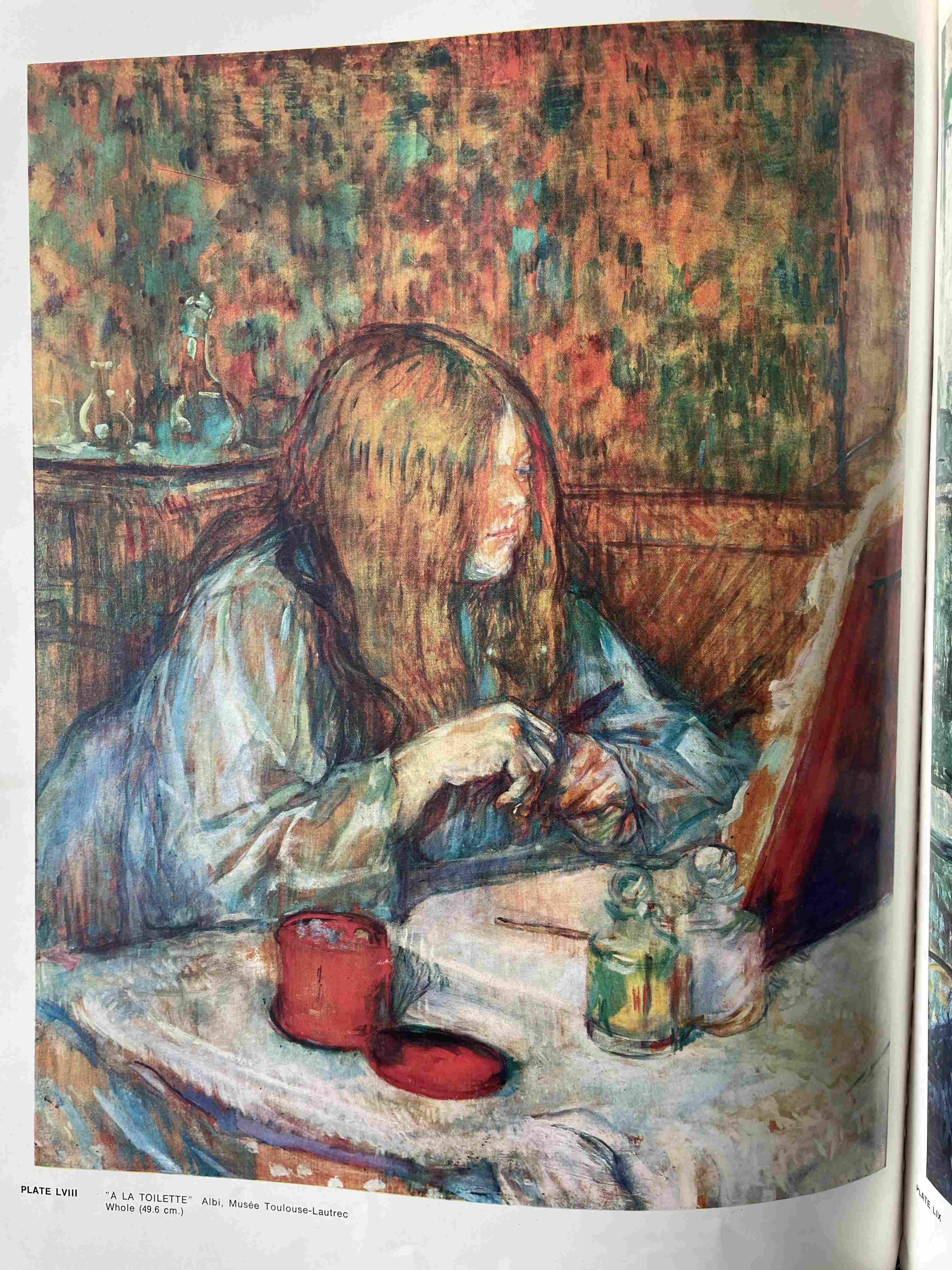 À la toilette by Henri de Toulouse-Lautrec (1896)