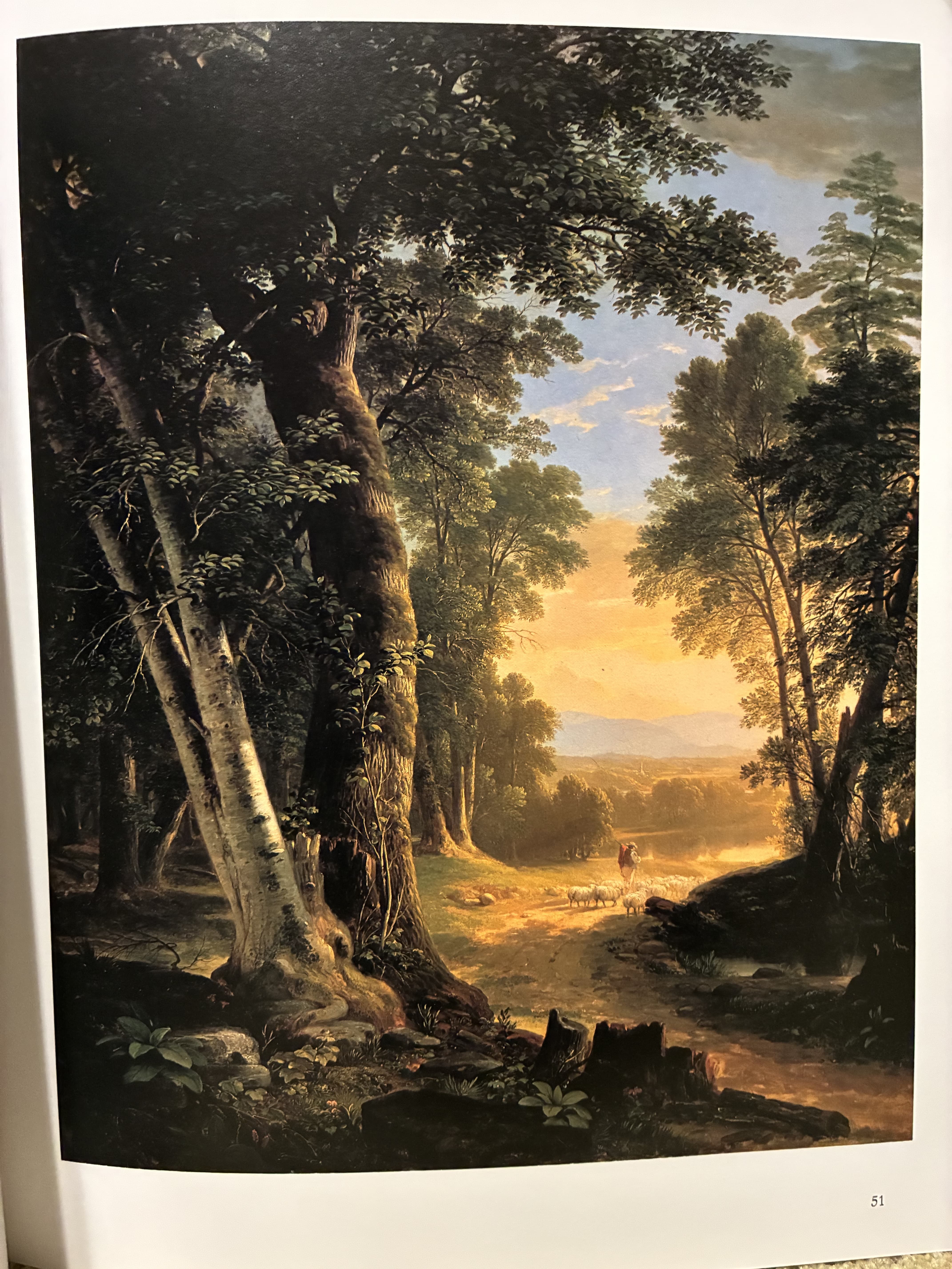 A View of the Catskills by Thomas Cole (1833)