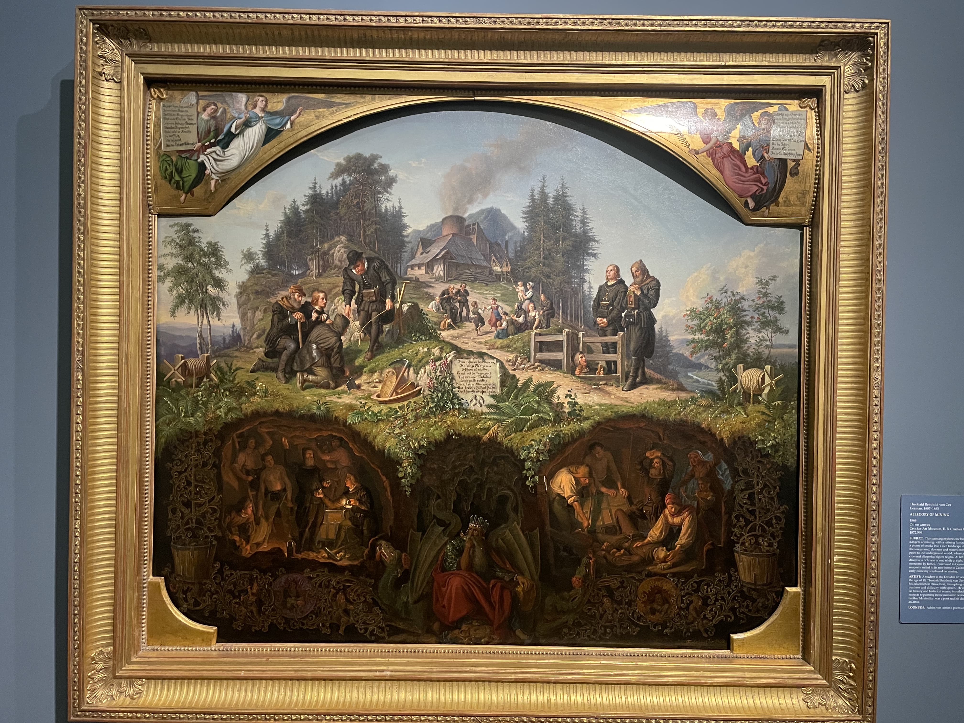 Allegory of Mining by Theobald Reinhold von Oer (1868)