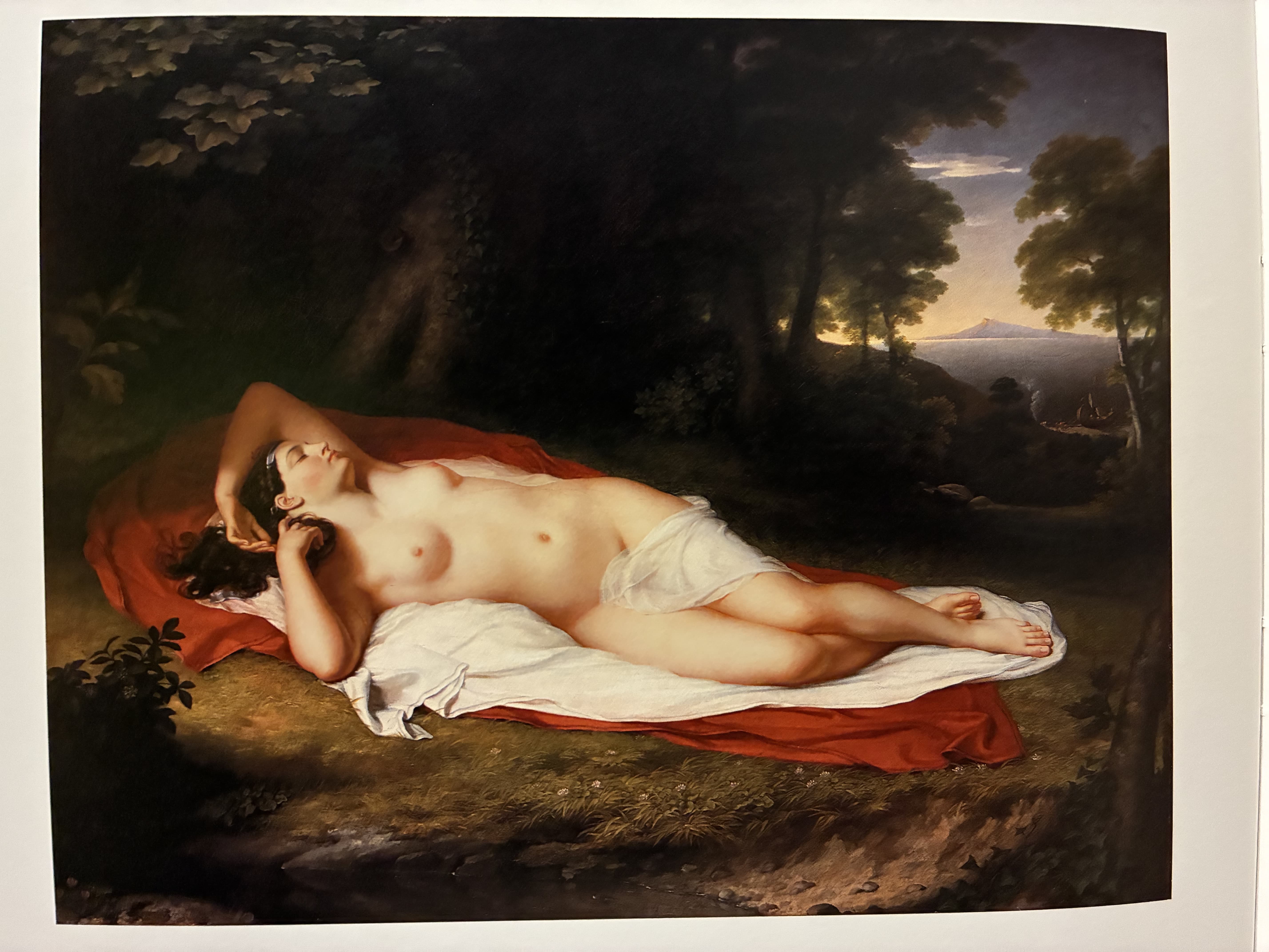 Ariadne Asleep on the Island of Naxos by John Vanderlyn (1812)