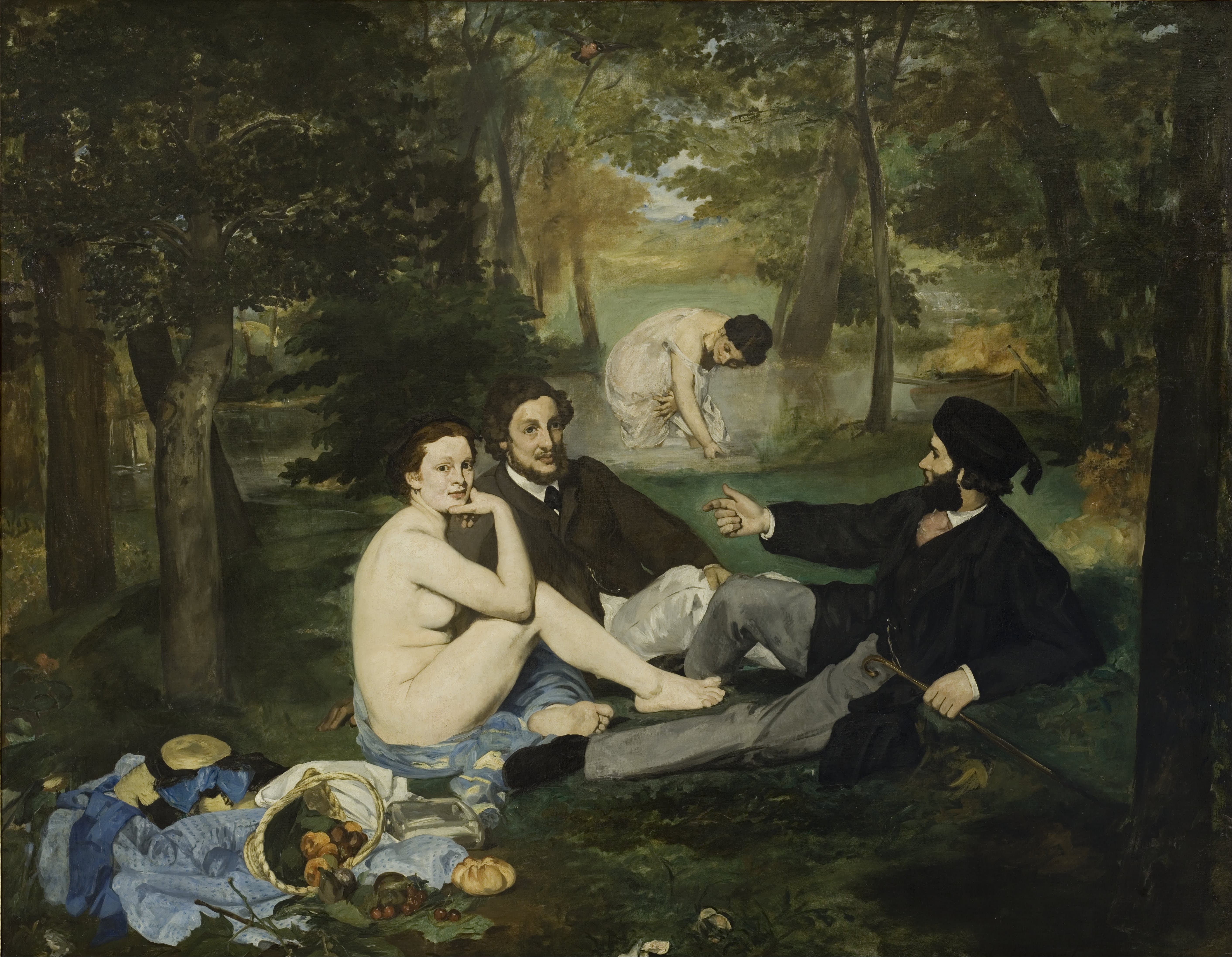 douard manet le djeuner sur lherbe the luncheon on the grass (1863)