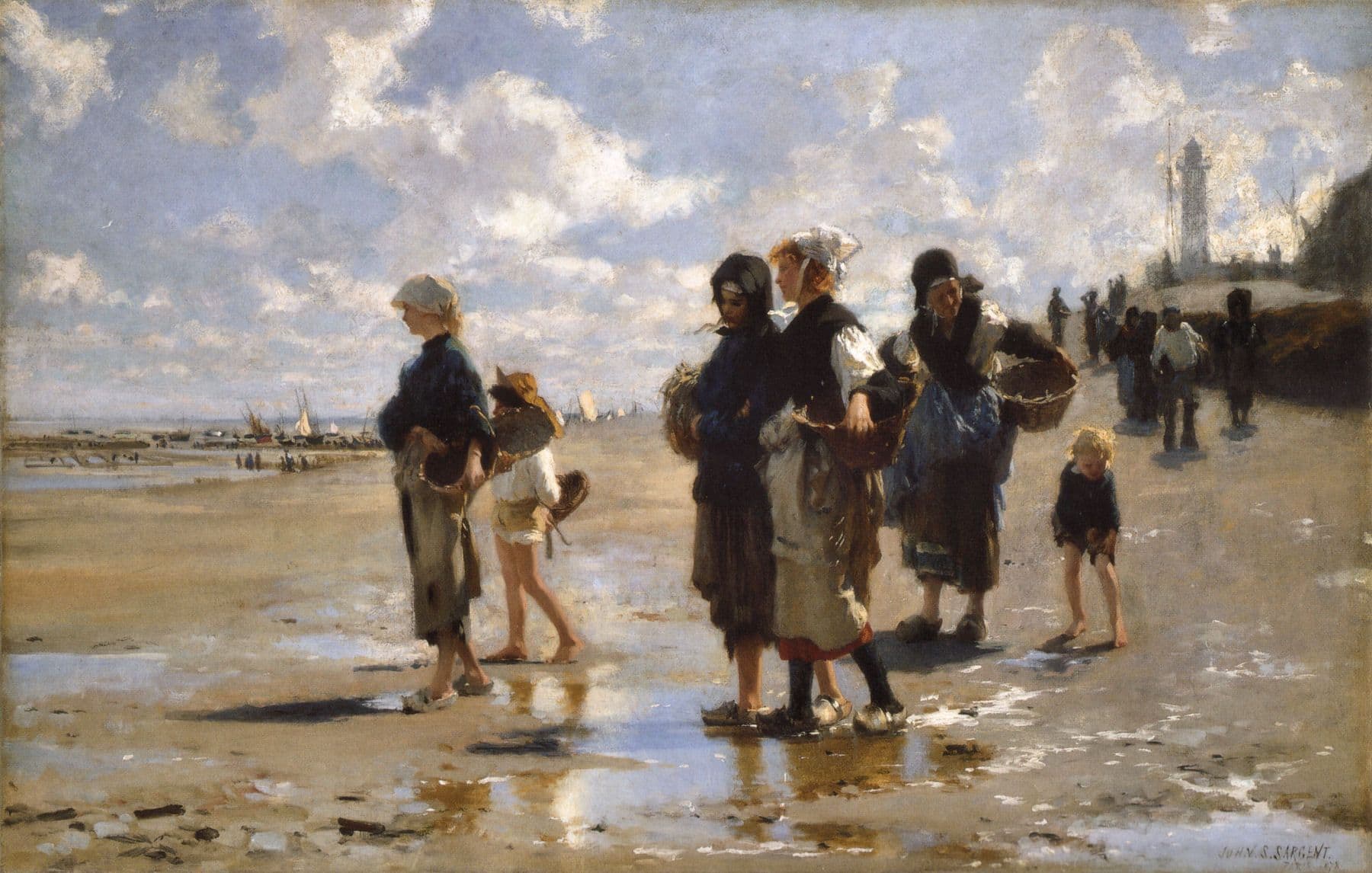 En route pour la pêche (Setting Out to Fish) by John Singer Sargent (1878)